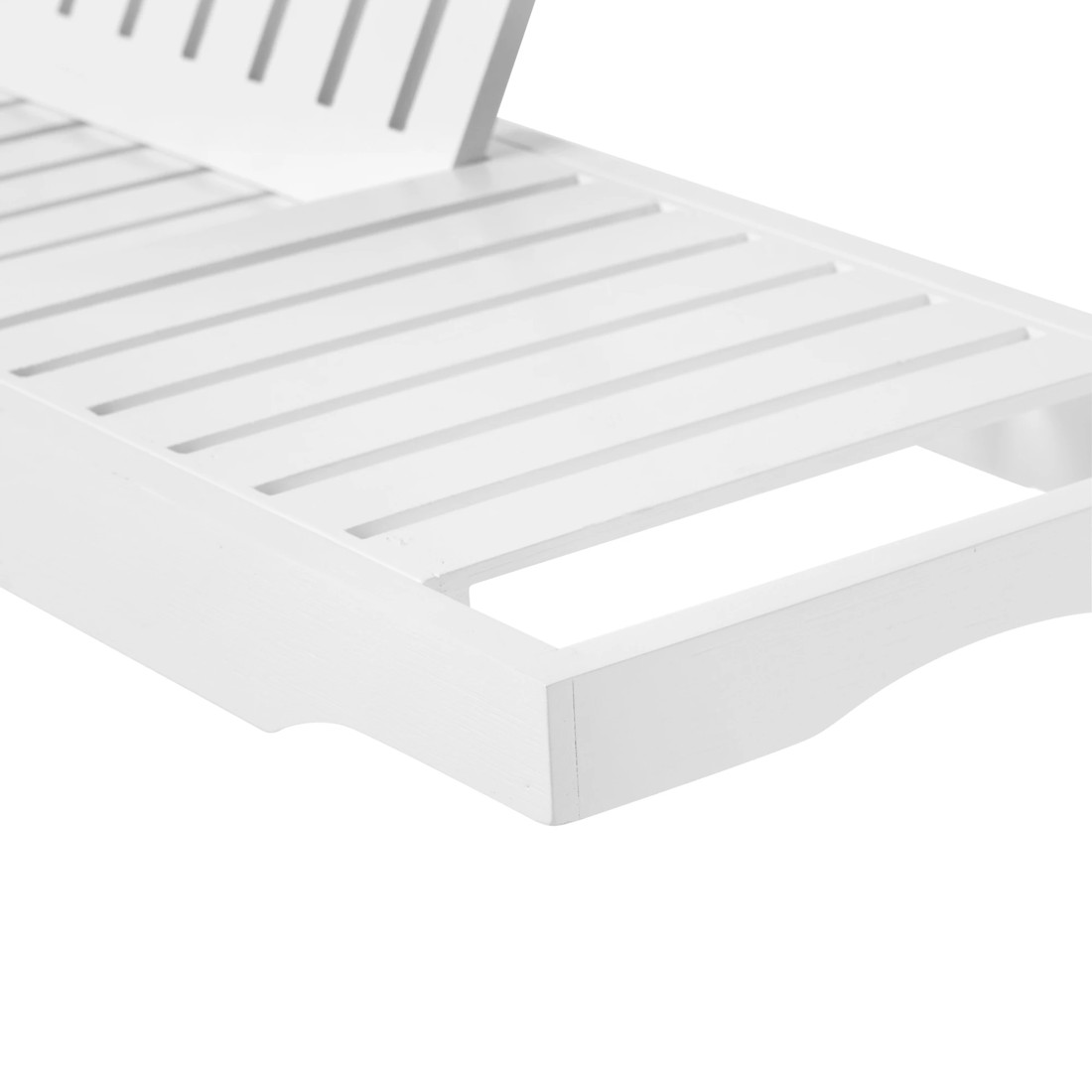 8 Adjustable Bath Caddy - White, 8 of 8