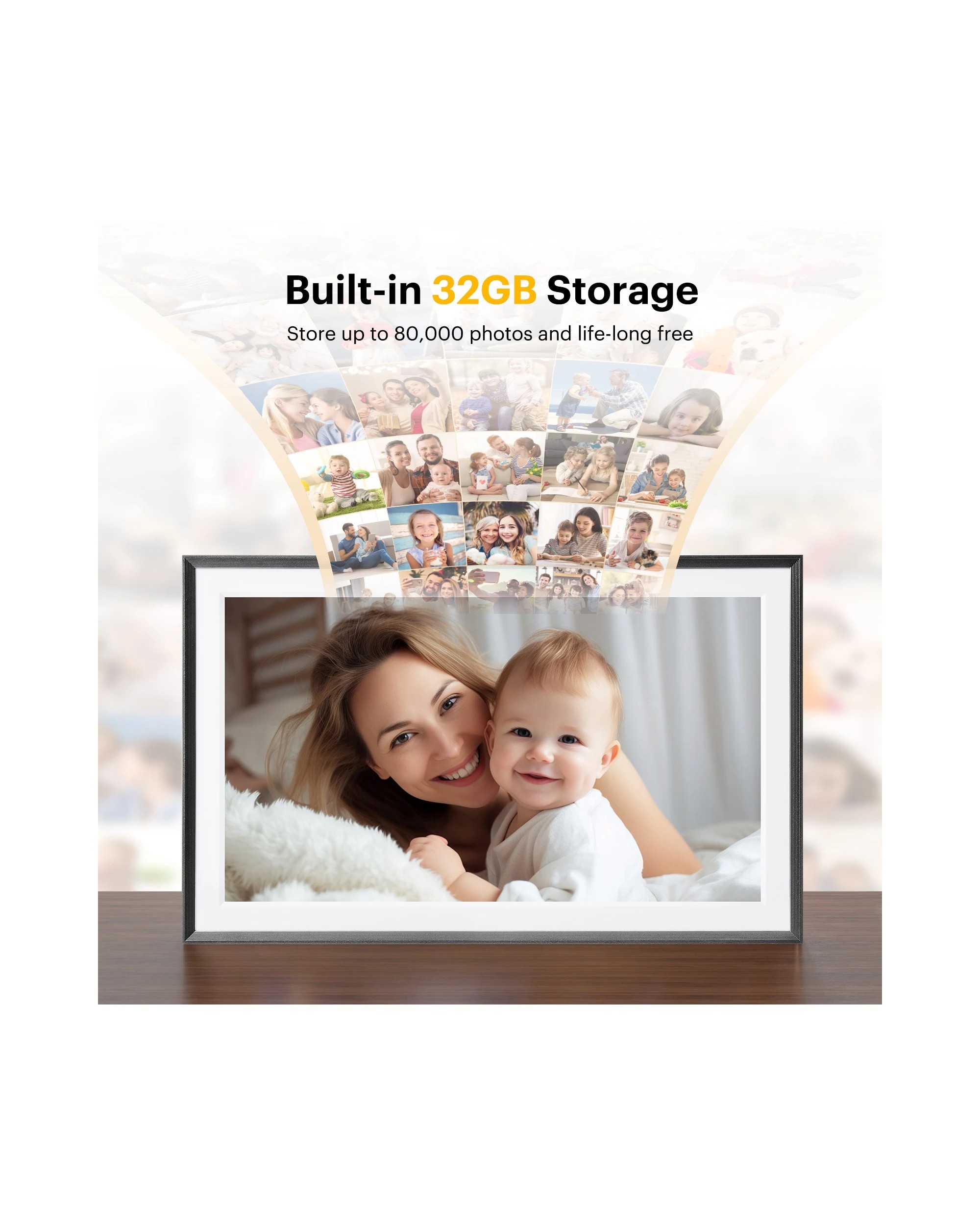 4 Kodak RWF-1561P 15.6 Inch Wi-Fi Photo Frame 32GB, 4 of 6