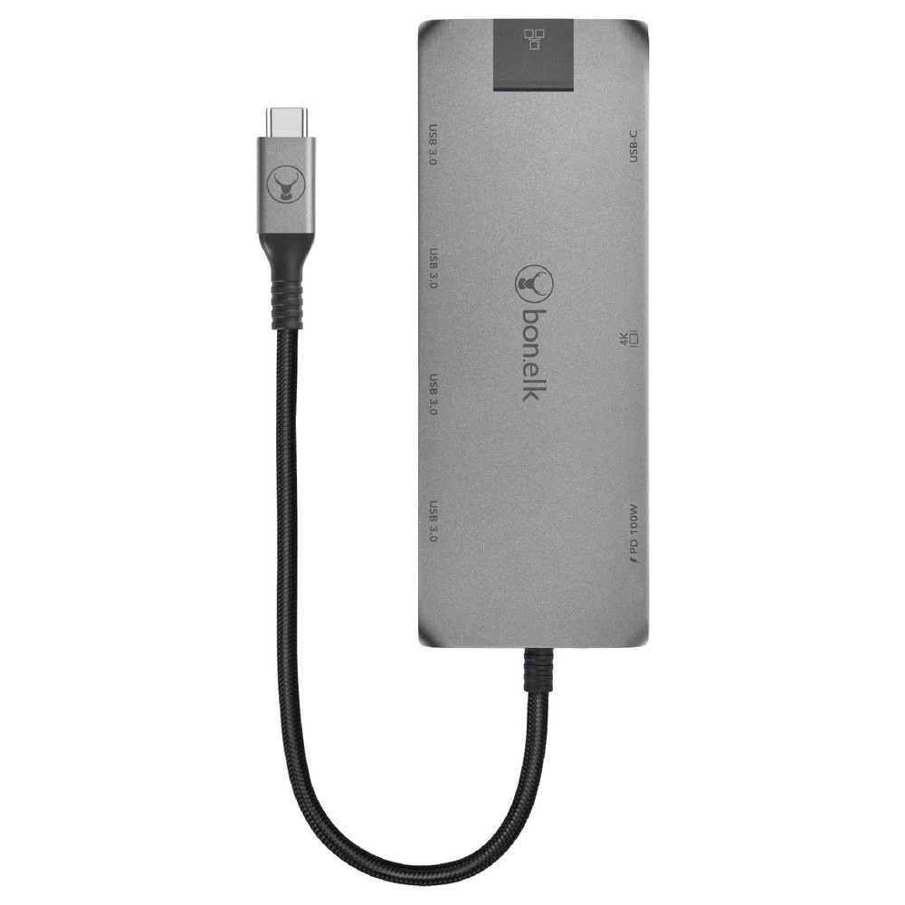 4 Bonelk Long-Life USB-C 8-in-1 Multiport Hub Space Grey, 4 of 7