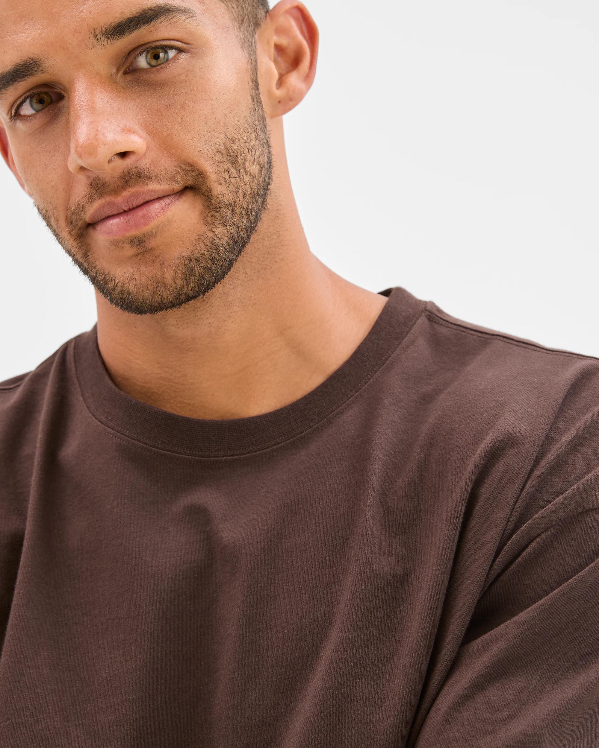 5 Target Australian Cotton Oversized T-Shirt CHOCOLATE, 5 of 6