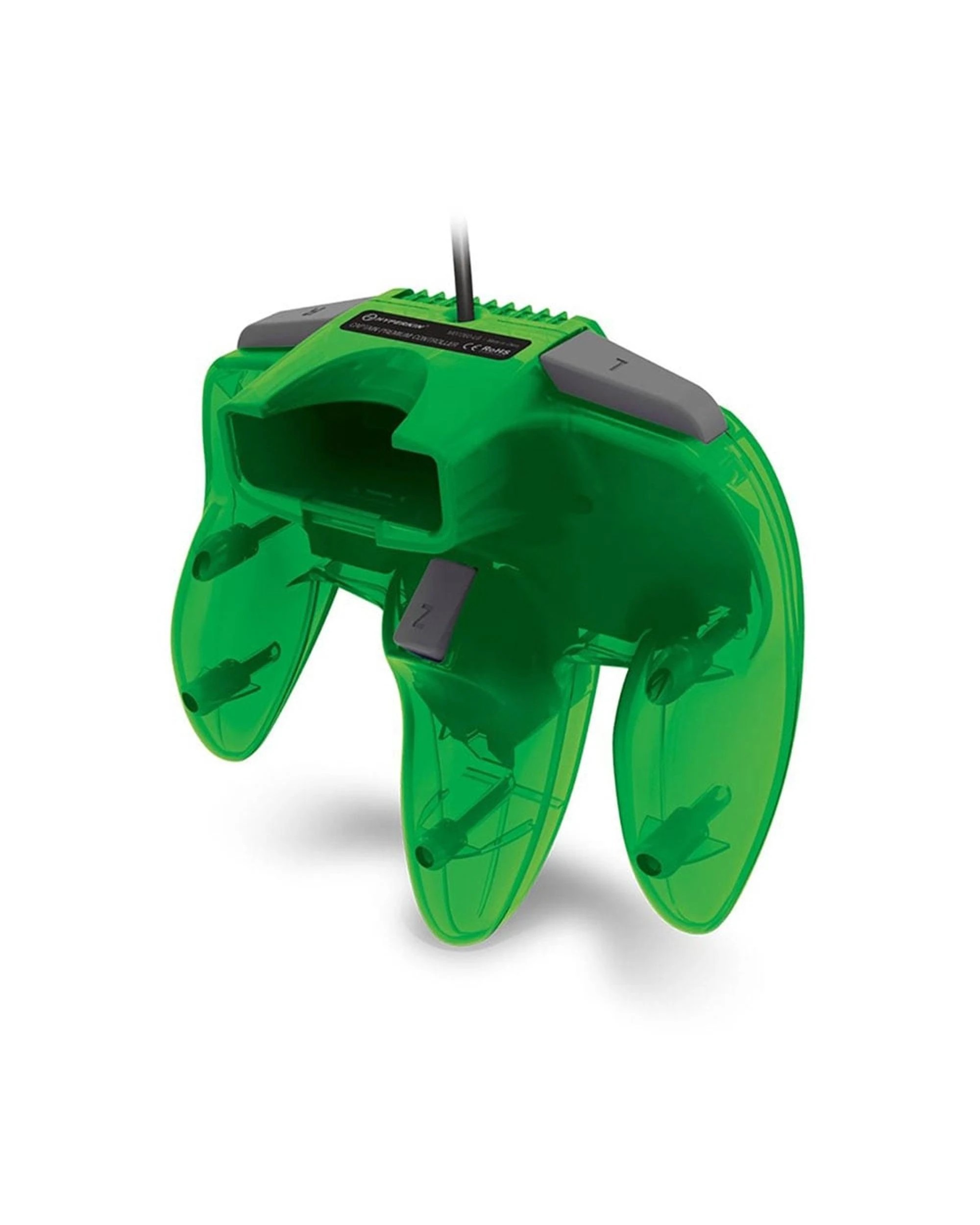 3 Hyperkin Captain Premium Controller for N64 Lime Green, 3 of 4