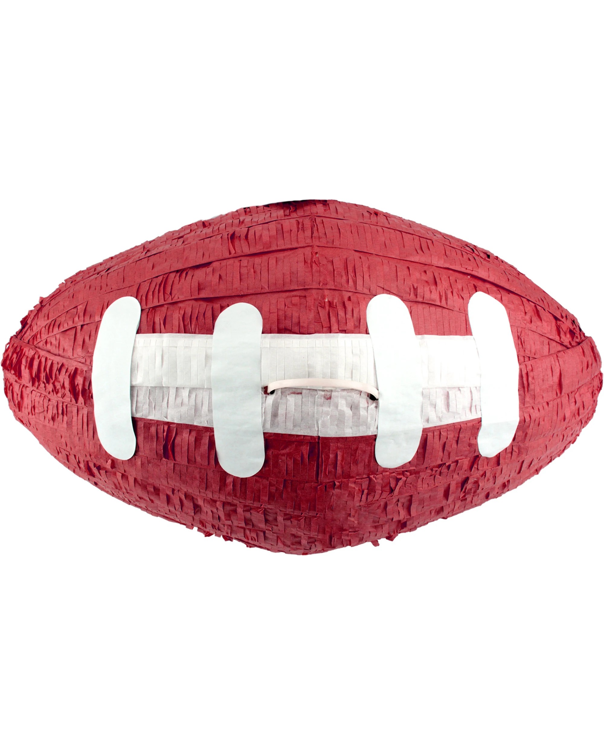1 Unique Red Football Pinata - Red, White, 1 of 1