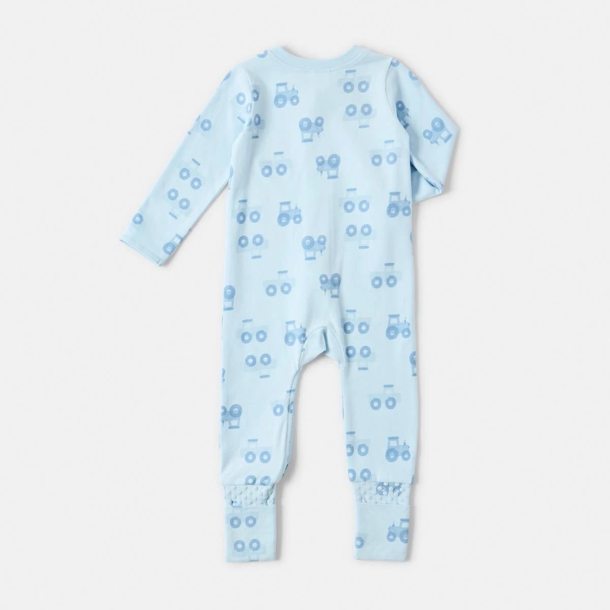 2 Turn Cuff Coverall Blu Tract, 2 of 3