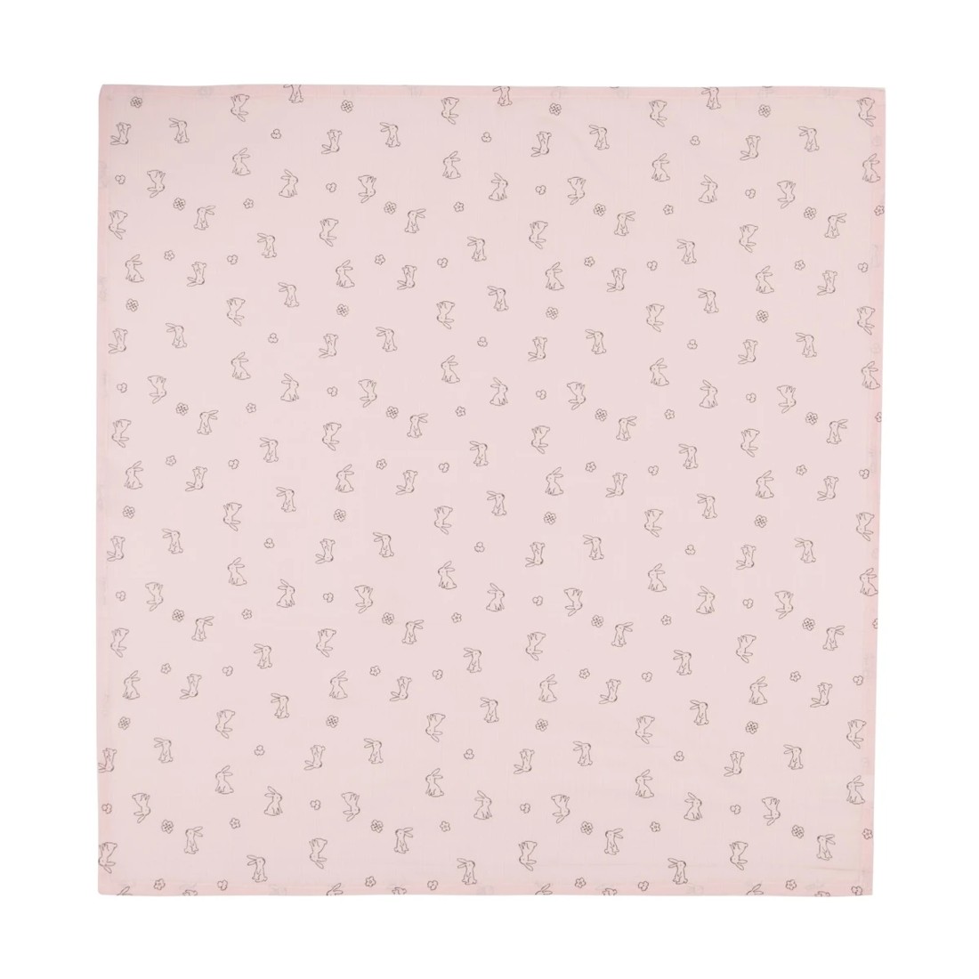 6 3 Pack Organic Cotton Muslin Wraps - Bunny, 6 of 6