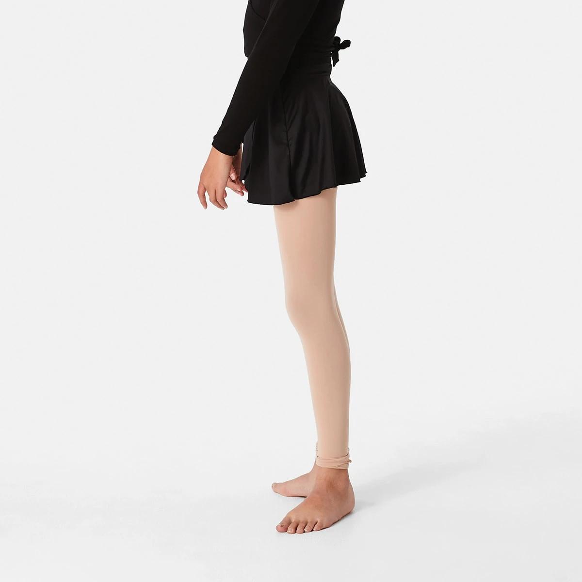 2 Dance Knit Wrap Skirt BLACK, 2 of 6
