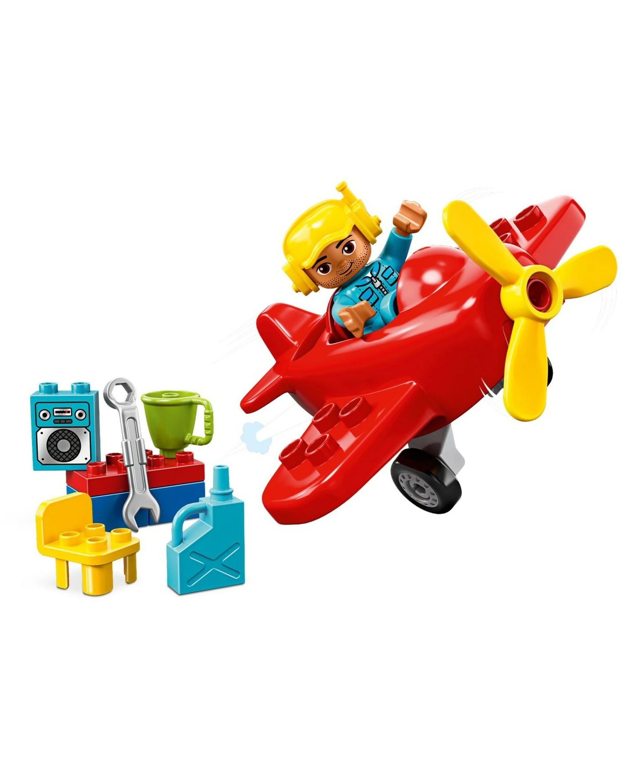 2 LEGO 10908 DUPLO Plane Toy for Toddlers with Pilot Figure, 2 of 5