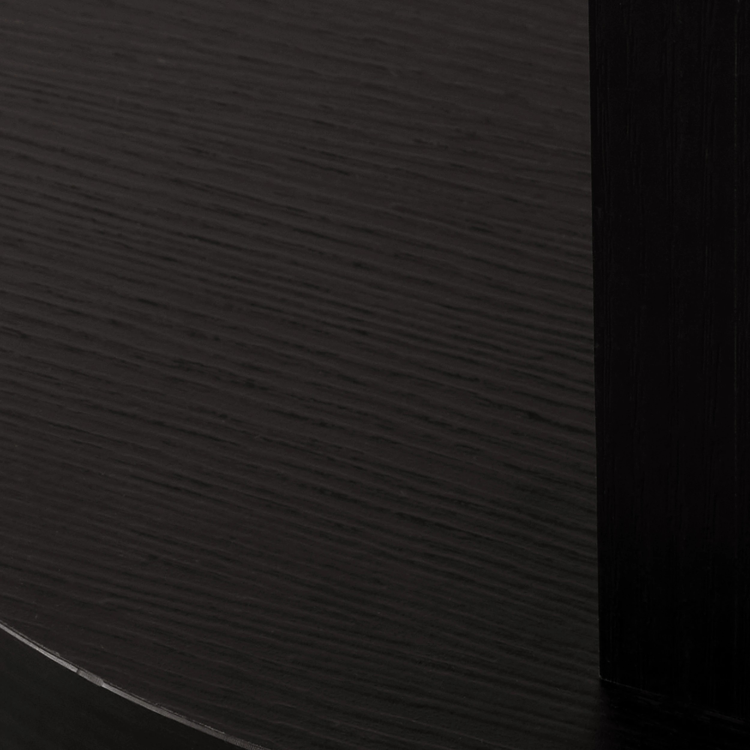 6 3 Tier Bookshelf - Black, 6 of 7