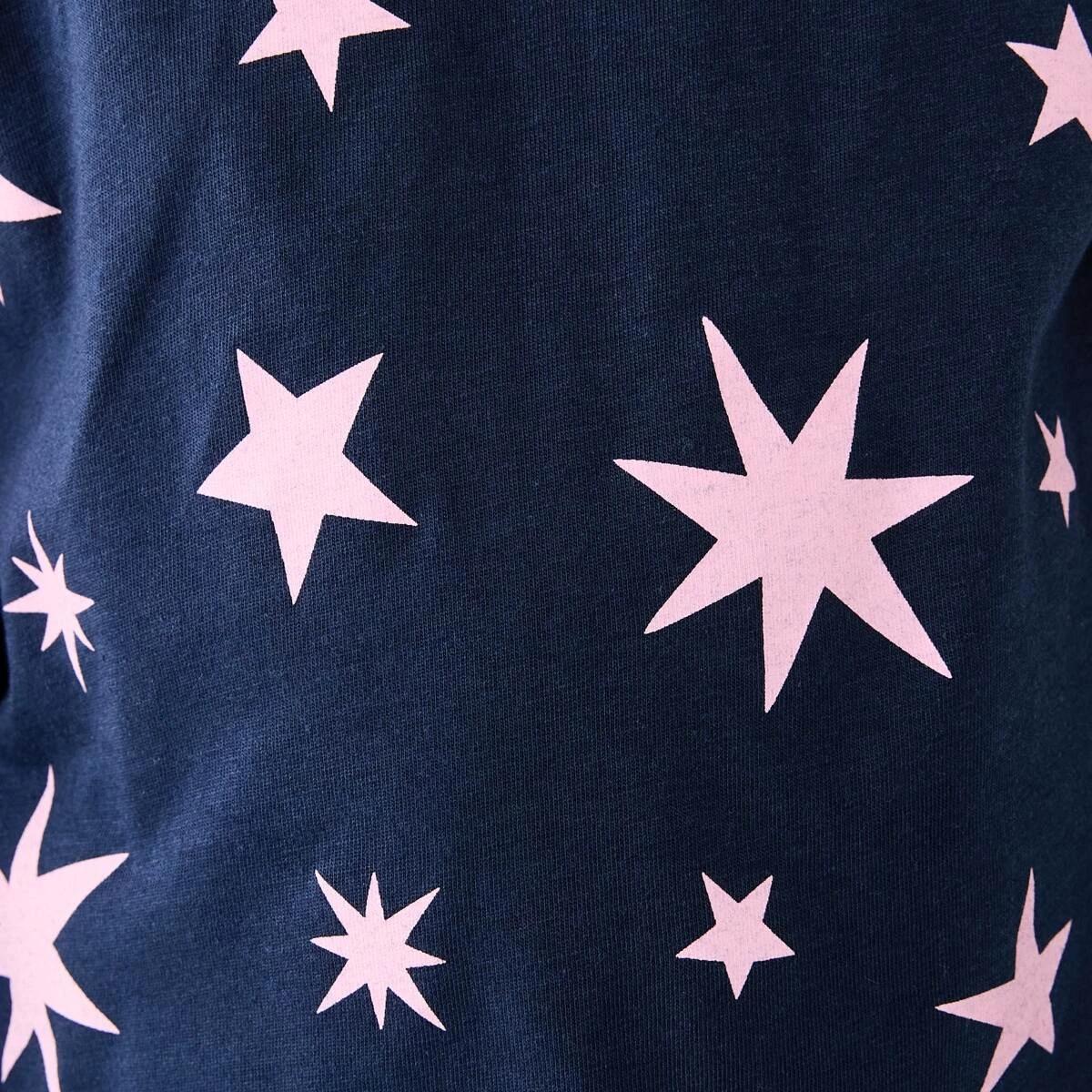 4 Knit Pyjama Set Nvy Stars, 4 of 8