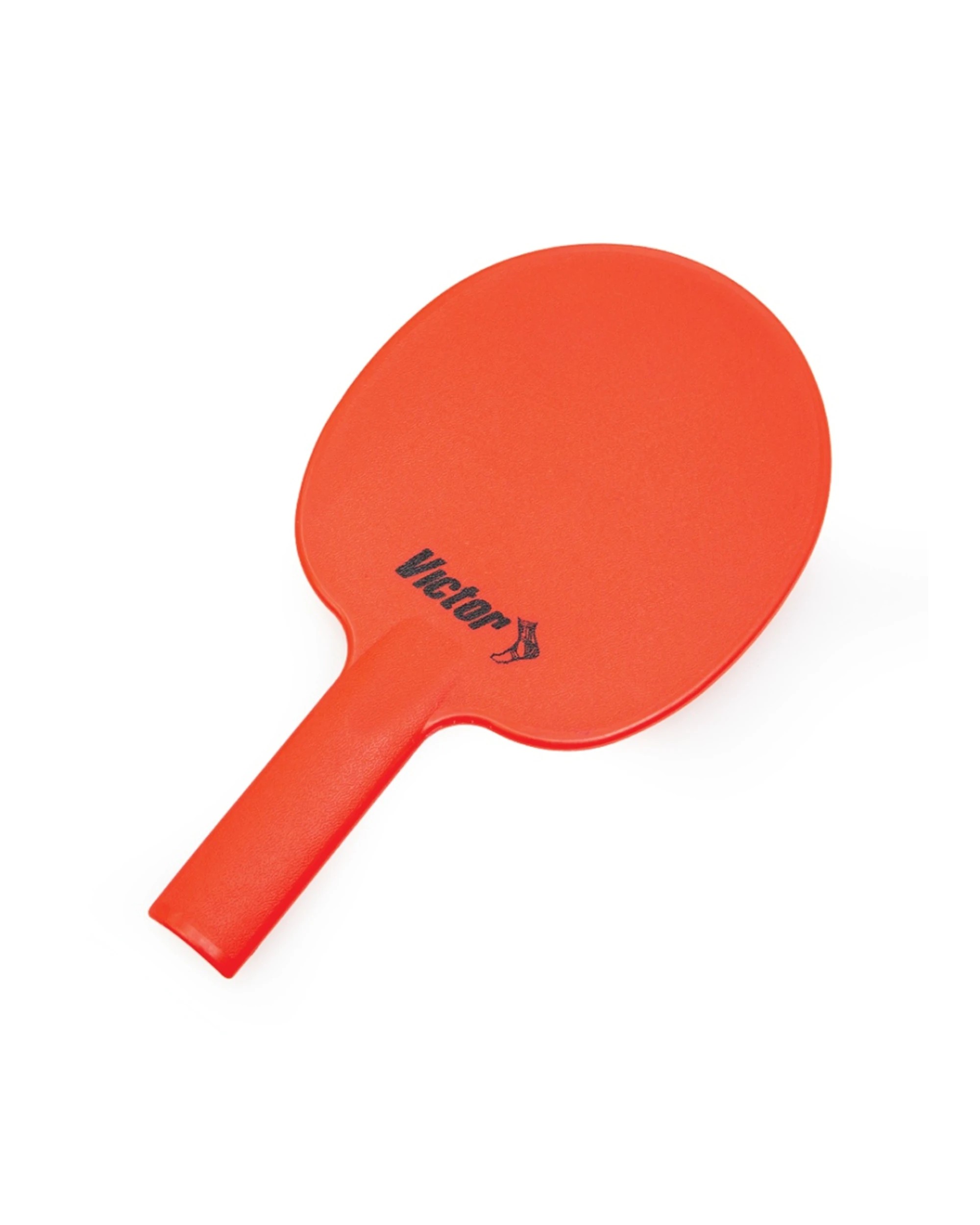 1 Victor Sports Plastic Table Tennis Bat Lightweight Durable 27x15cm - Red, 1 of 1