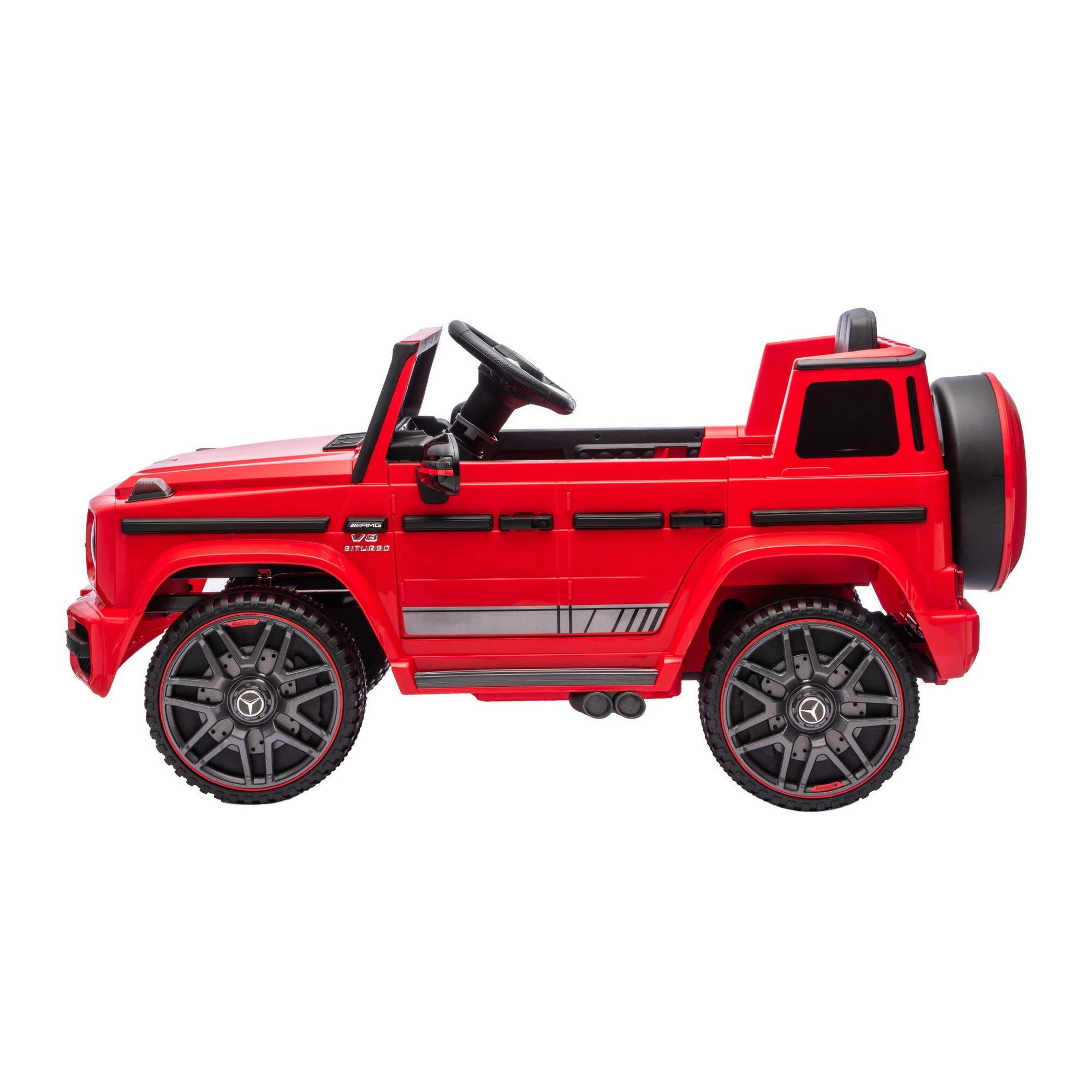 3 Mercedes-Benz 12V Kids Electric Ride On Car G63 Toy Cars Remote Control Horn Music - Red, 3 of 6