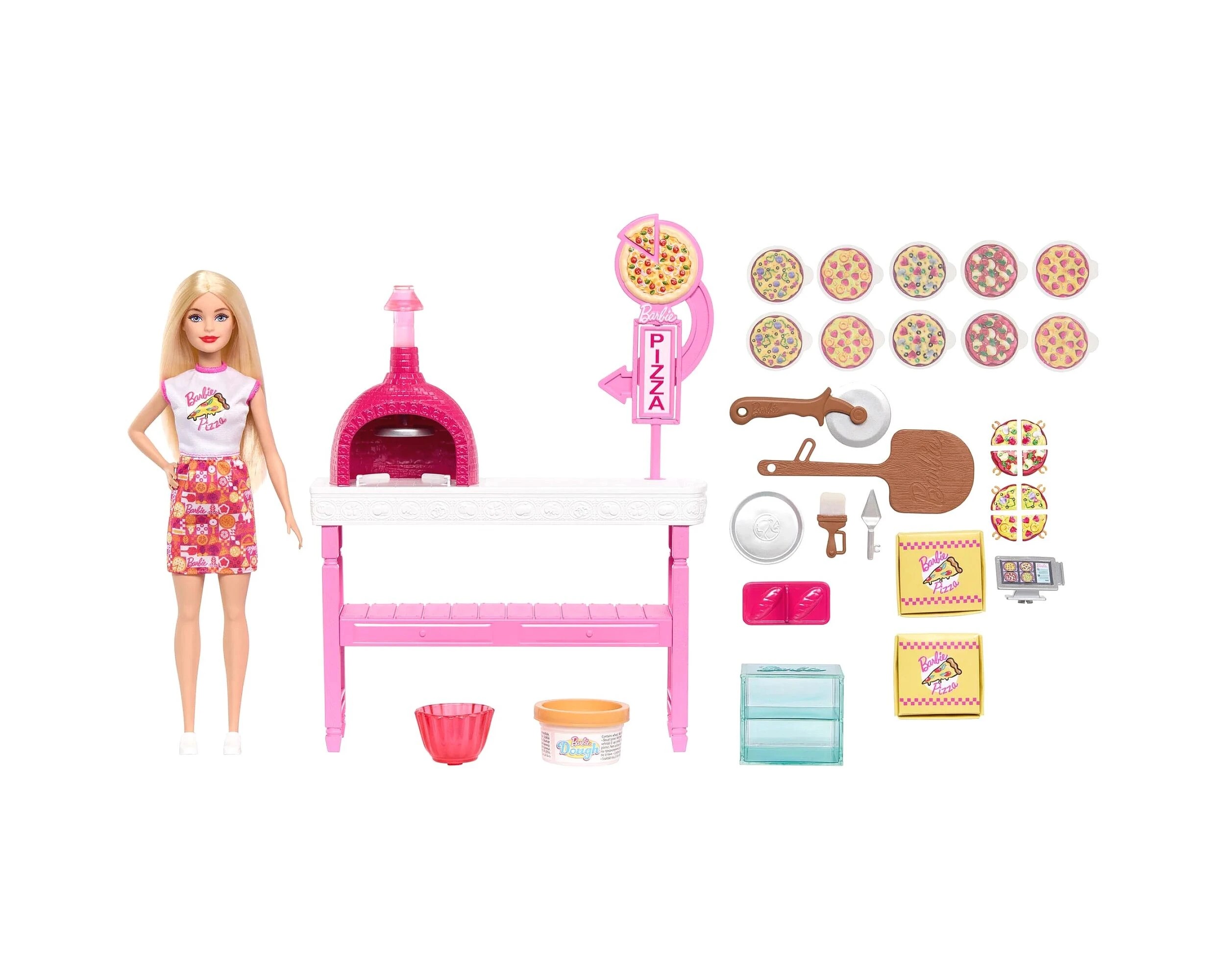 Barbie - Pizza Shop Playset Pizza Making Station - Mattel - Kmart