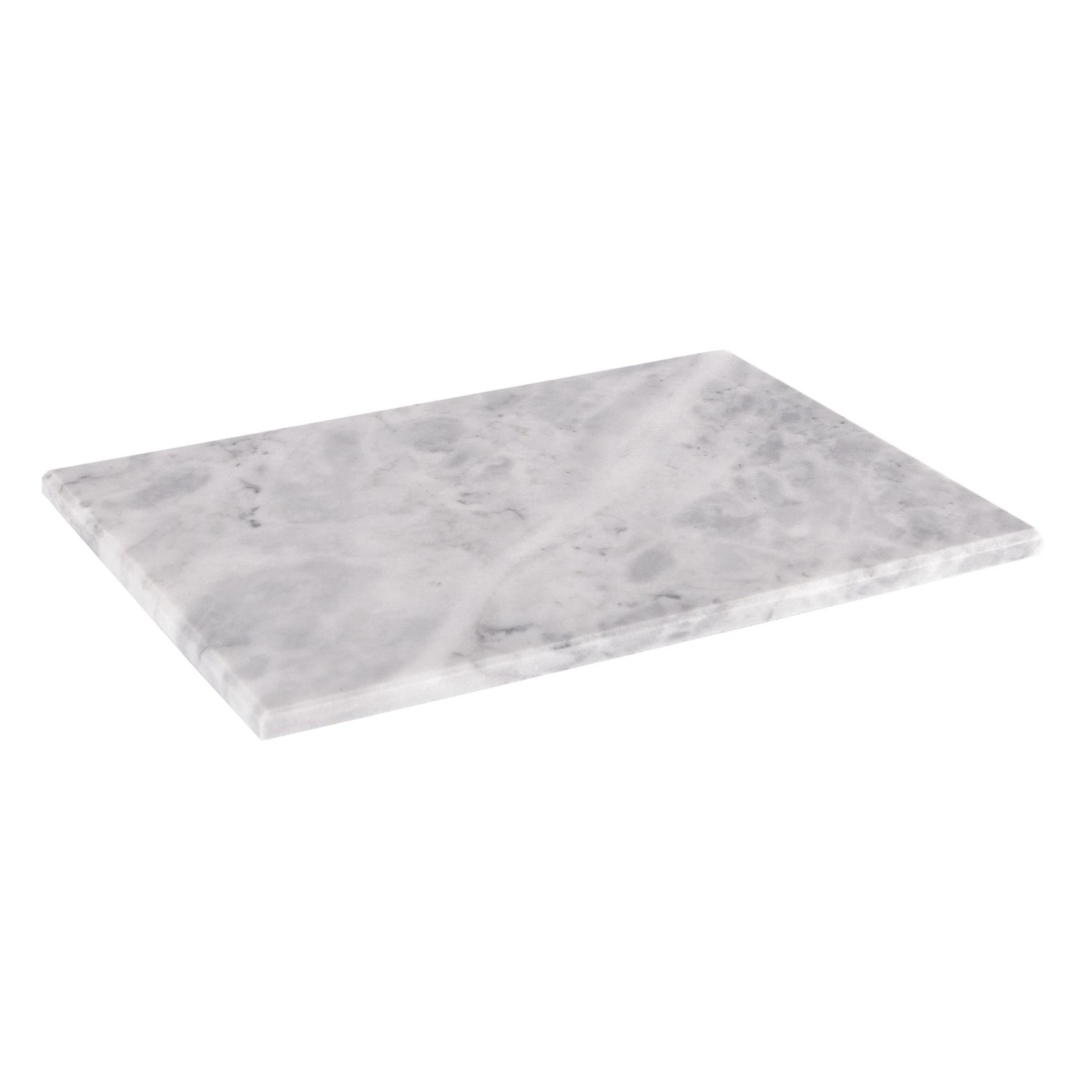 1 Argon Tableware Marble Rectangle Chopping Board - 30cm x 20cm - White, 1 of 7