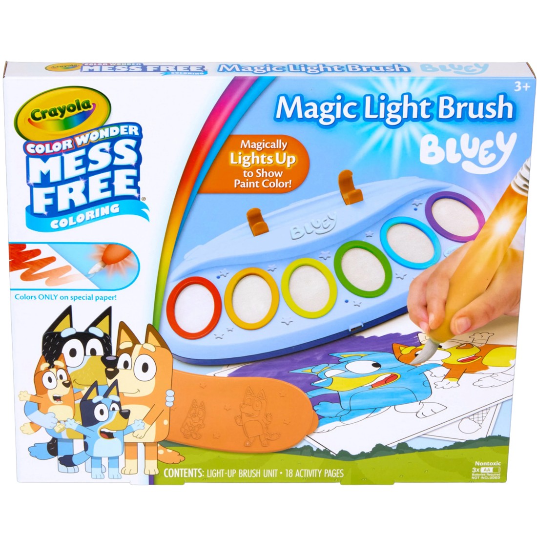3 Bluey Crayola Magic Light Brush, 3 of 7