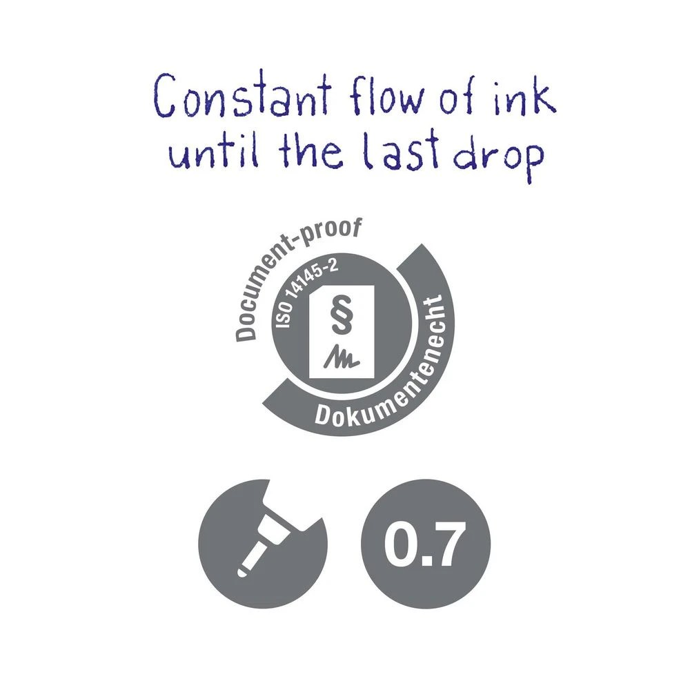 5 Faber-Castell Free Roller Rollerball Pen 0.7mm Red, 5 of 8