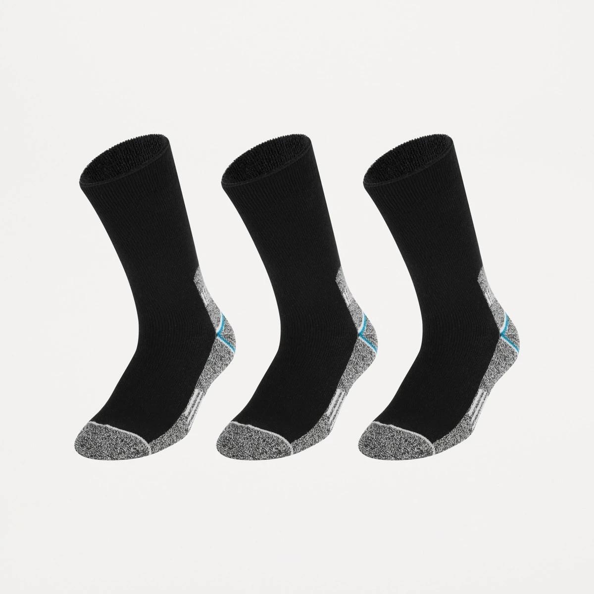 1 3 Pack Extreme Adventure Socks BLACK CHARCOAL NAVY, 1 of 3