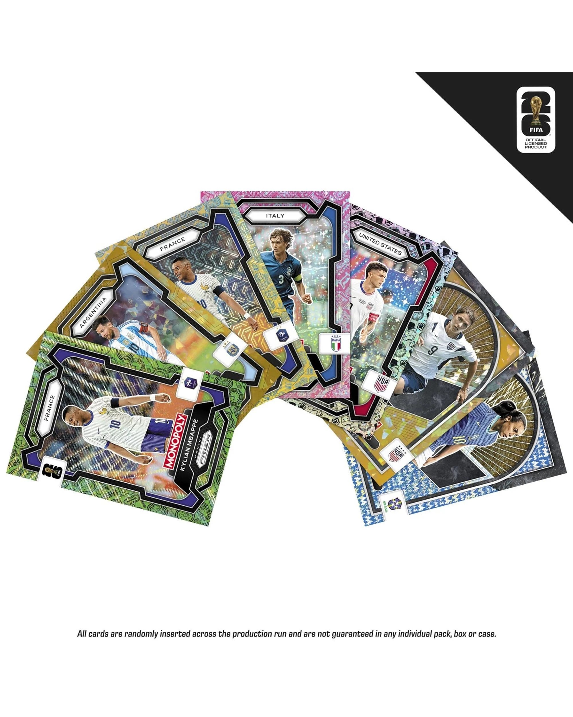 4 Monopoly Panini Prizm: FIFA World Cup Trading Cards Booster Blaster Box, 4 of 10