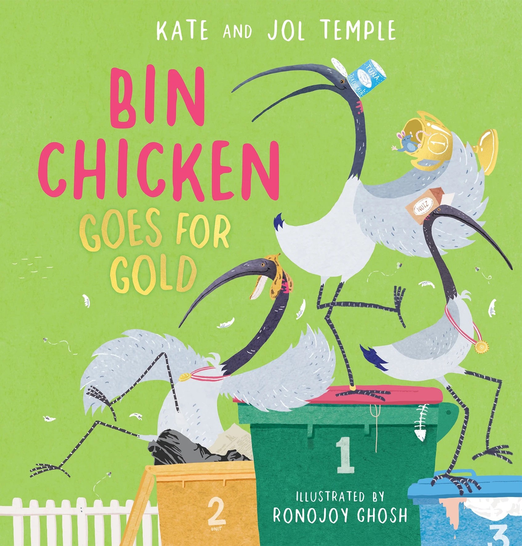 1 Bin Chicken Goes for Gold by Jol Temple and Kate Temple - Book