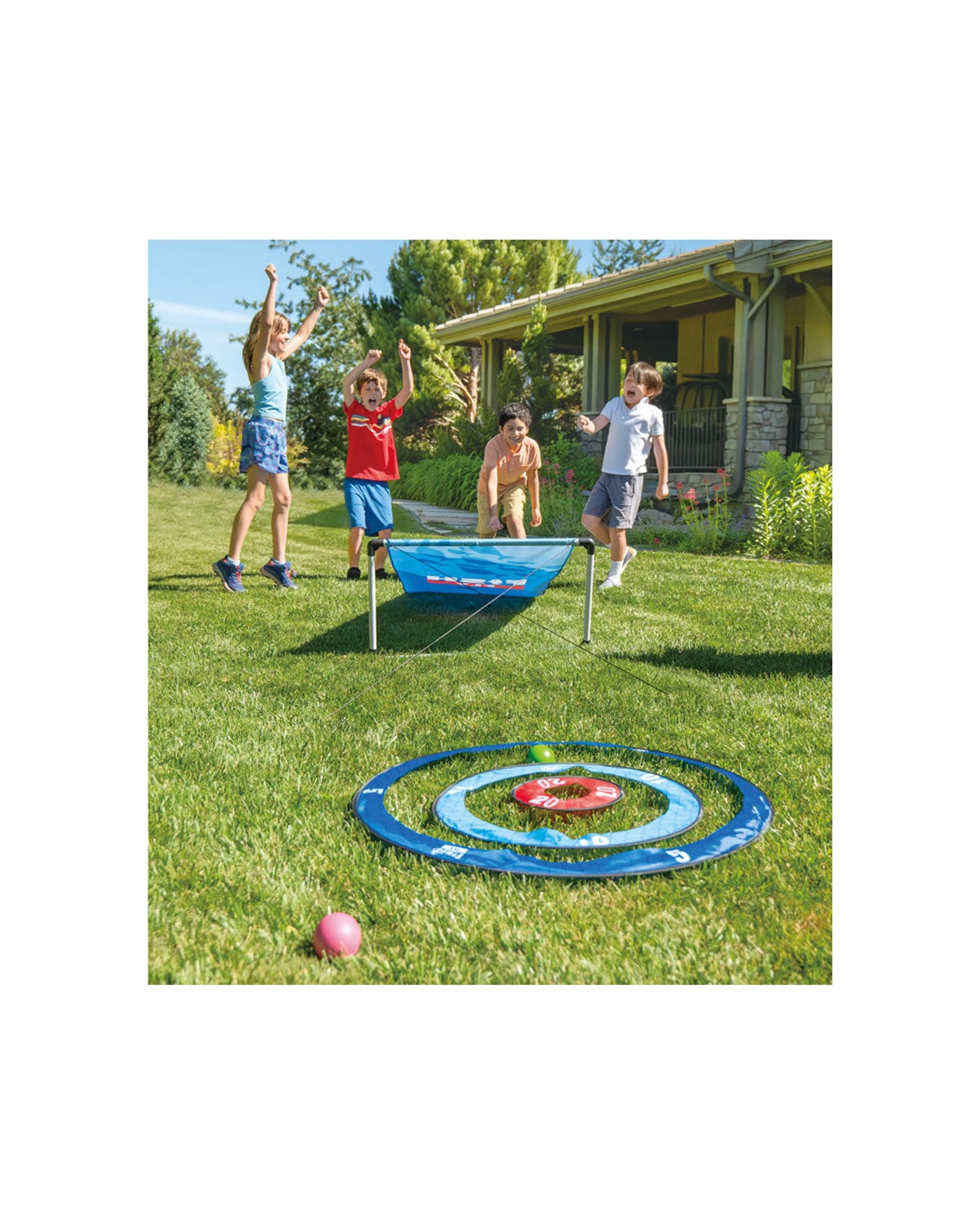 3 Do U Play Kids FISH FLY Yard Game Backyard Skill Game Kids Outdoor Toy Fun Activity - Blue, 3 of 9