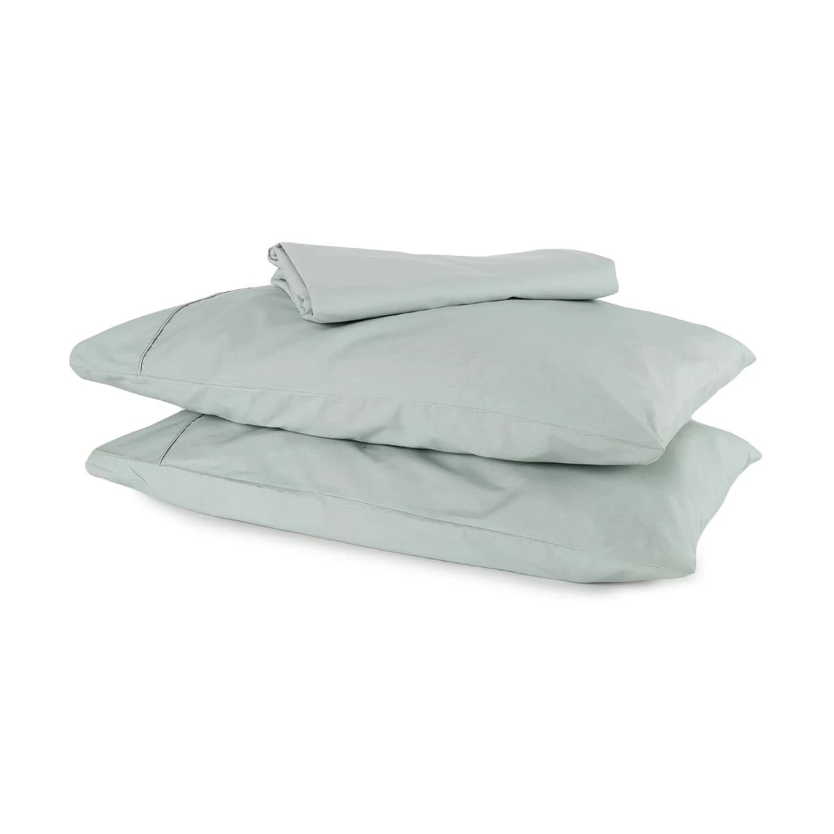1 225 Thread Count Cotton Rich Sheet Set - Double Bed, Eucalyptus, 1 of 6