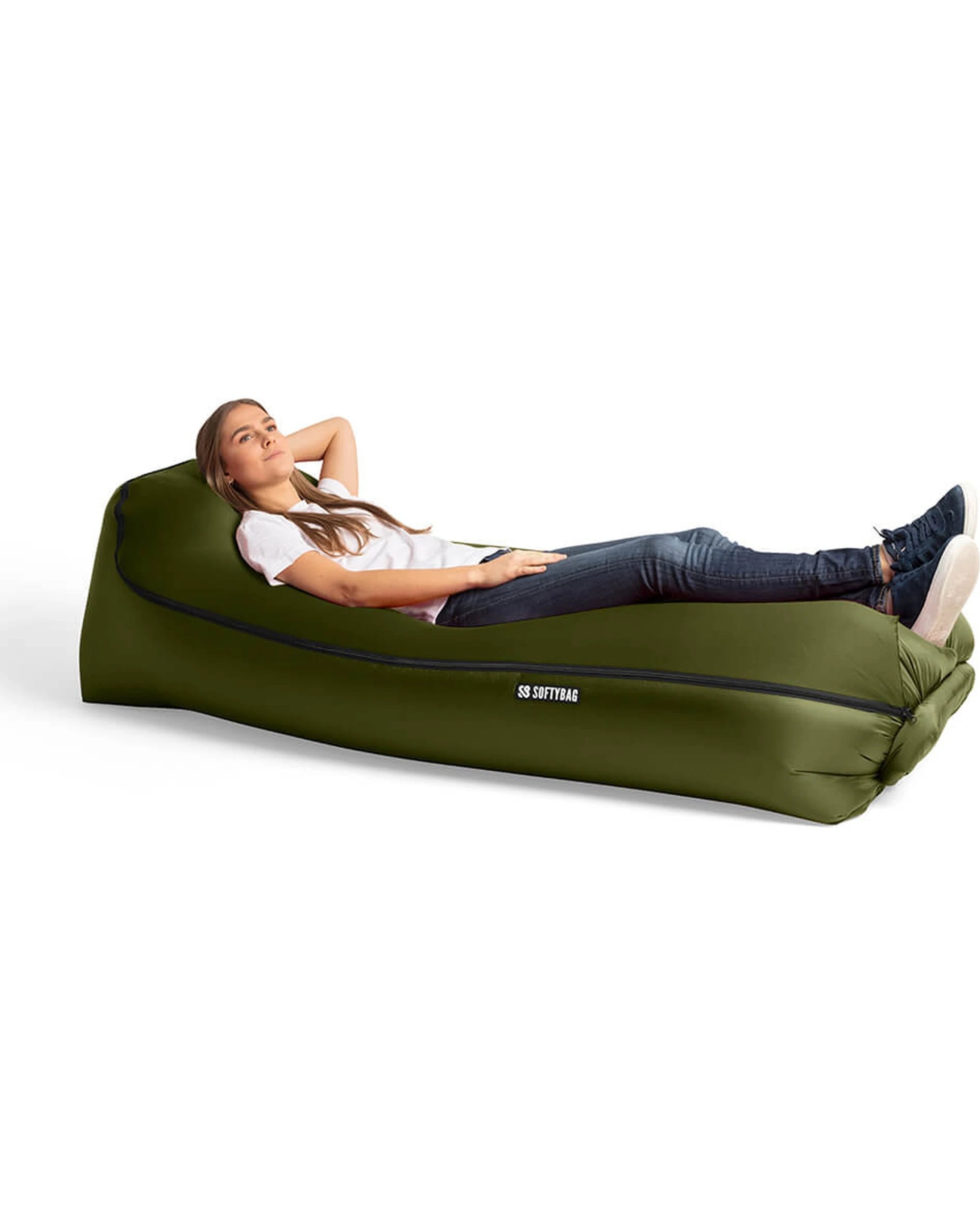 2 Formula Sports Inflatable Softybag With Cover Durable Design Premium 175cm - Green, 2 of 3
