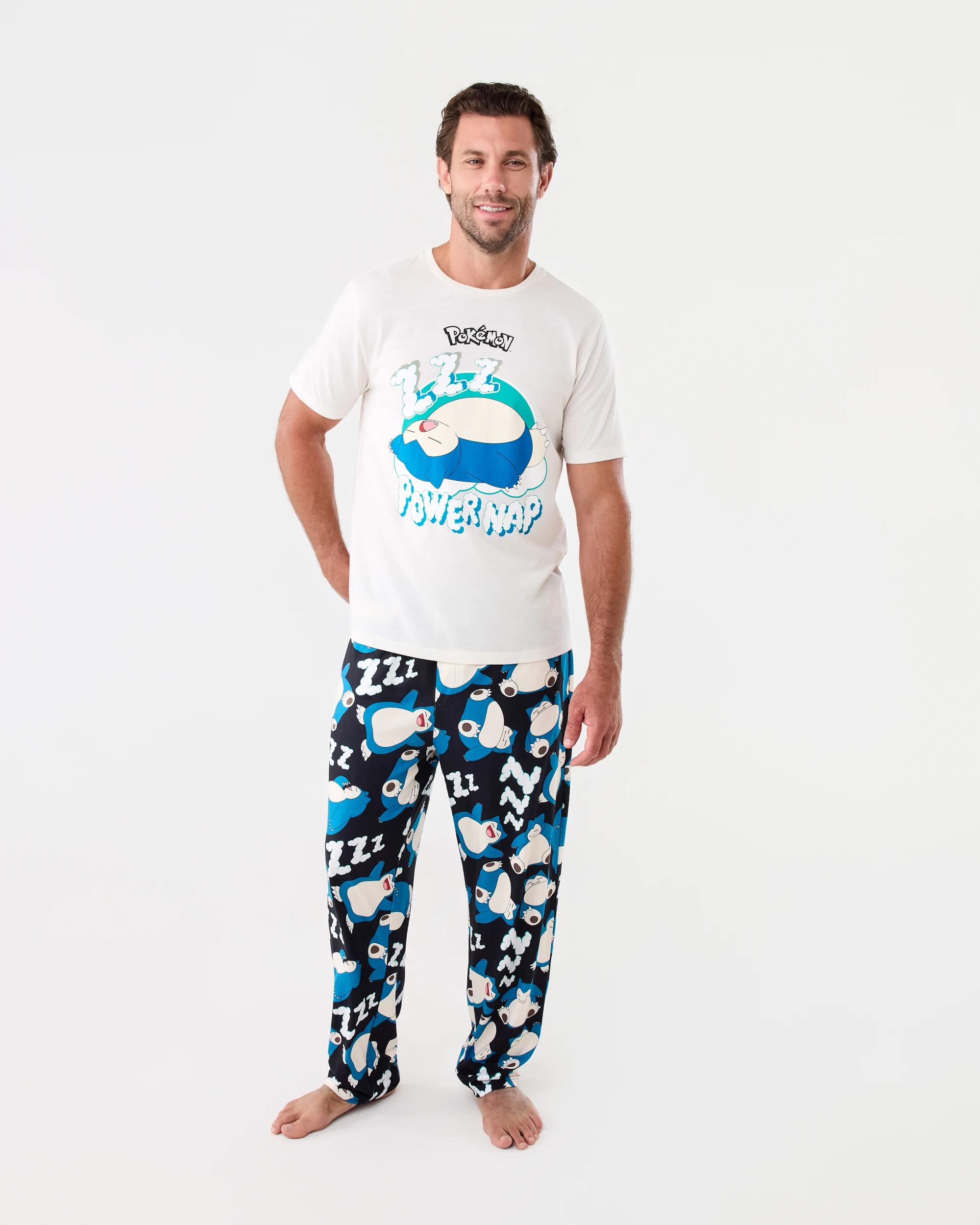 1 Snorlax License Short Sleeve Pyjama Set Snorlax, 1 of 8