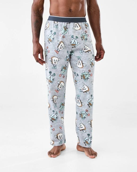 Printed Flannel Pants