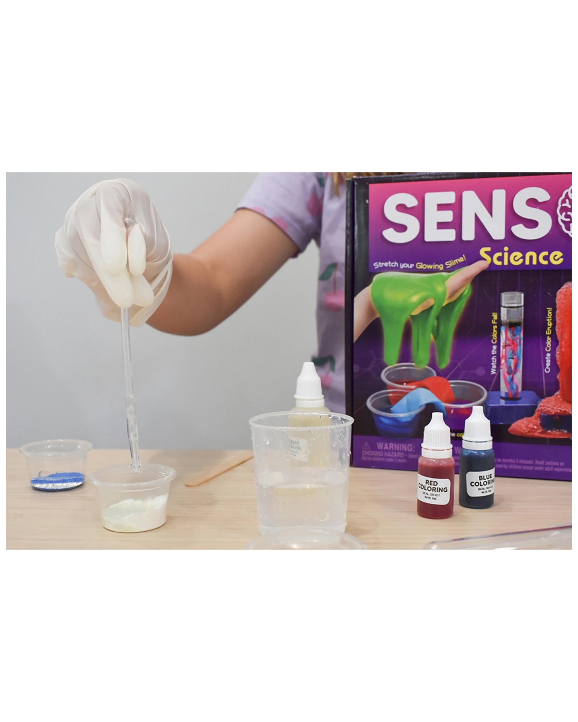 6 Kaper Kidz Sensory Science Kit 8 Years 15 Experiments STEM Educational Toy - Multi, 6 of 9