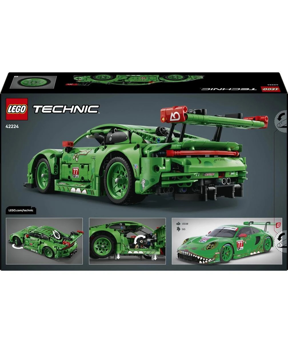10 LEGO Technic Porsche 911 GT3 R REXY AO Racing Car 42224, 10 of 10