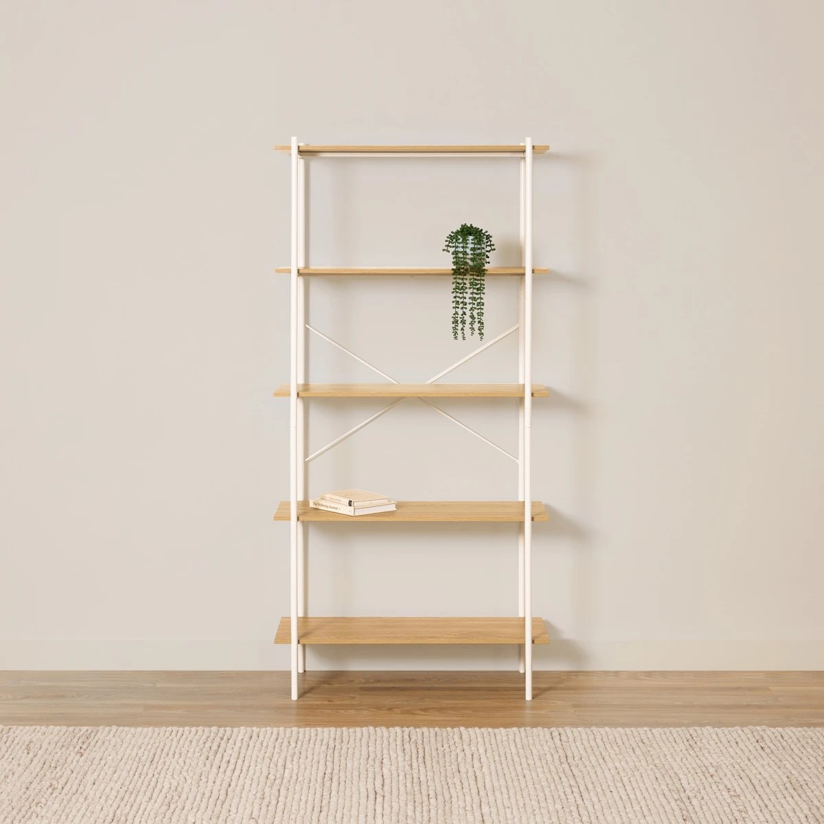 1 5 Tier Scandi Bookshelf, 1 of 7