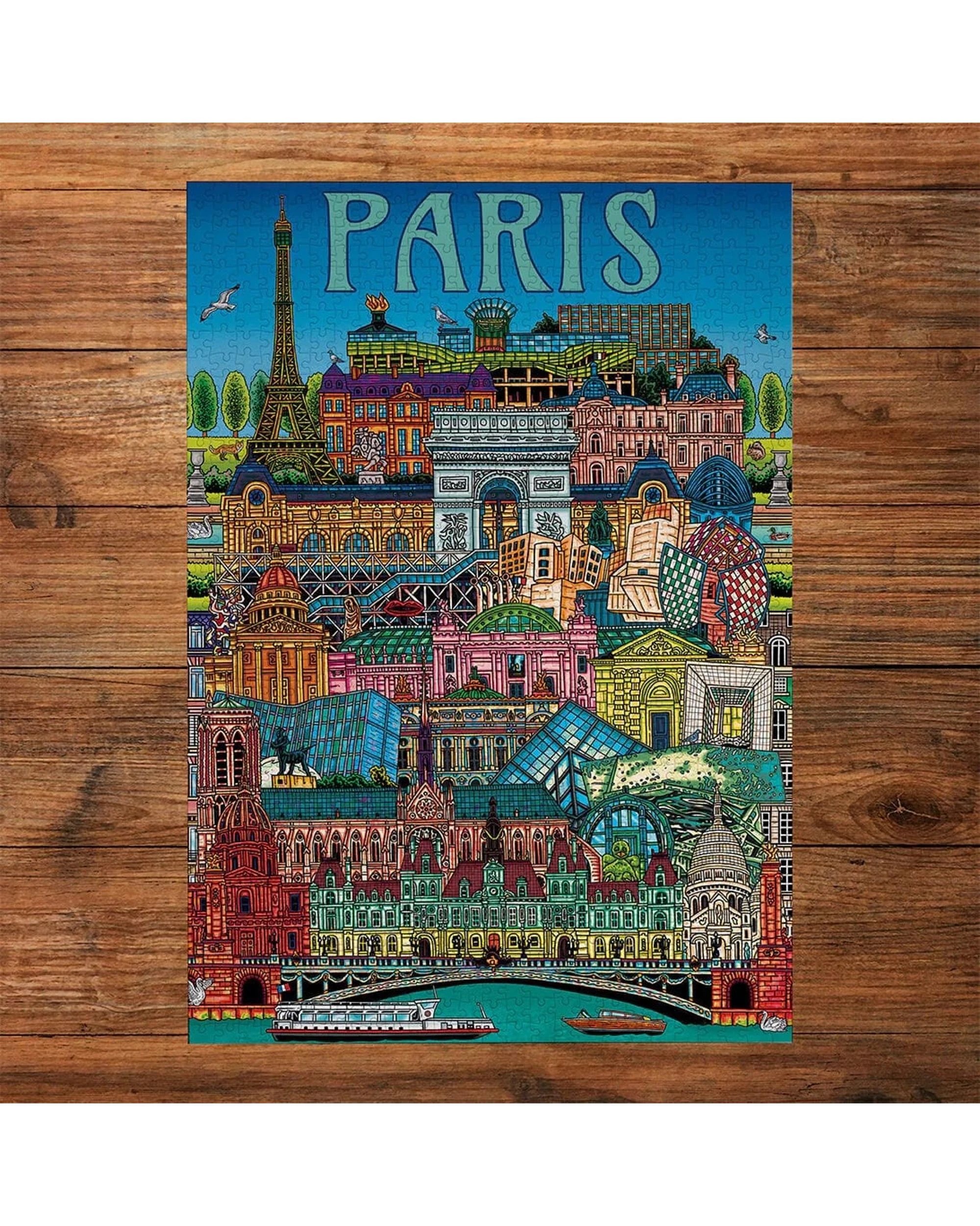 4 Gibsons Paris Cityscape 500 Piece Jigsaw Puzzle, 4 of 5