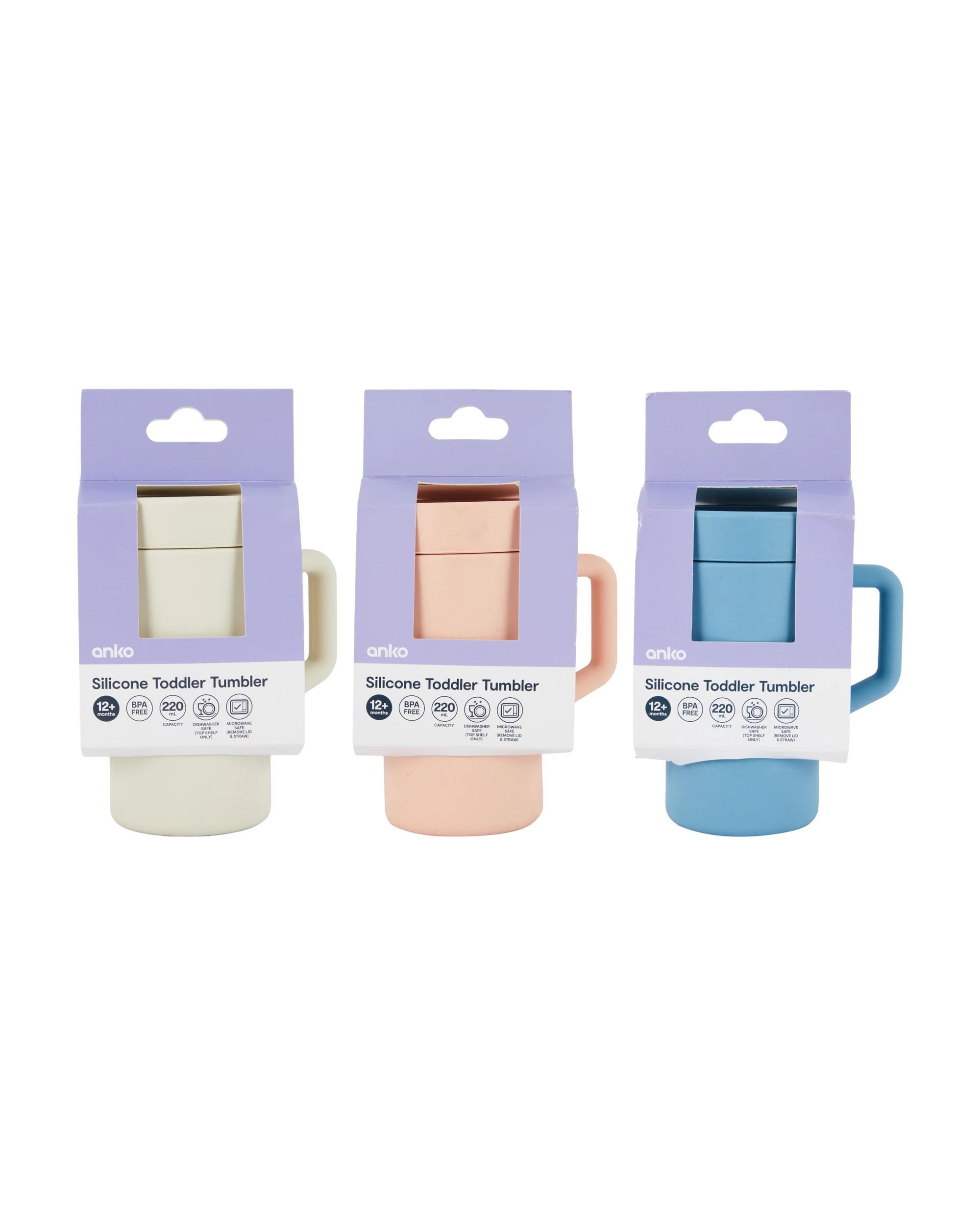 7 Silicone Toddler Tumbler - Assorted, 7 of 7