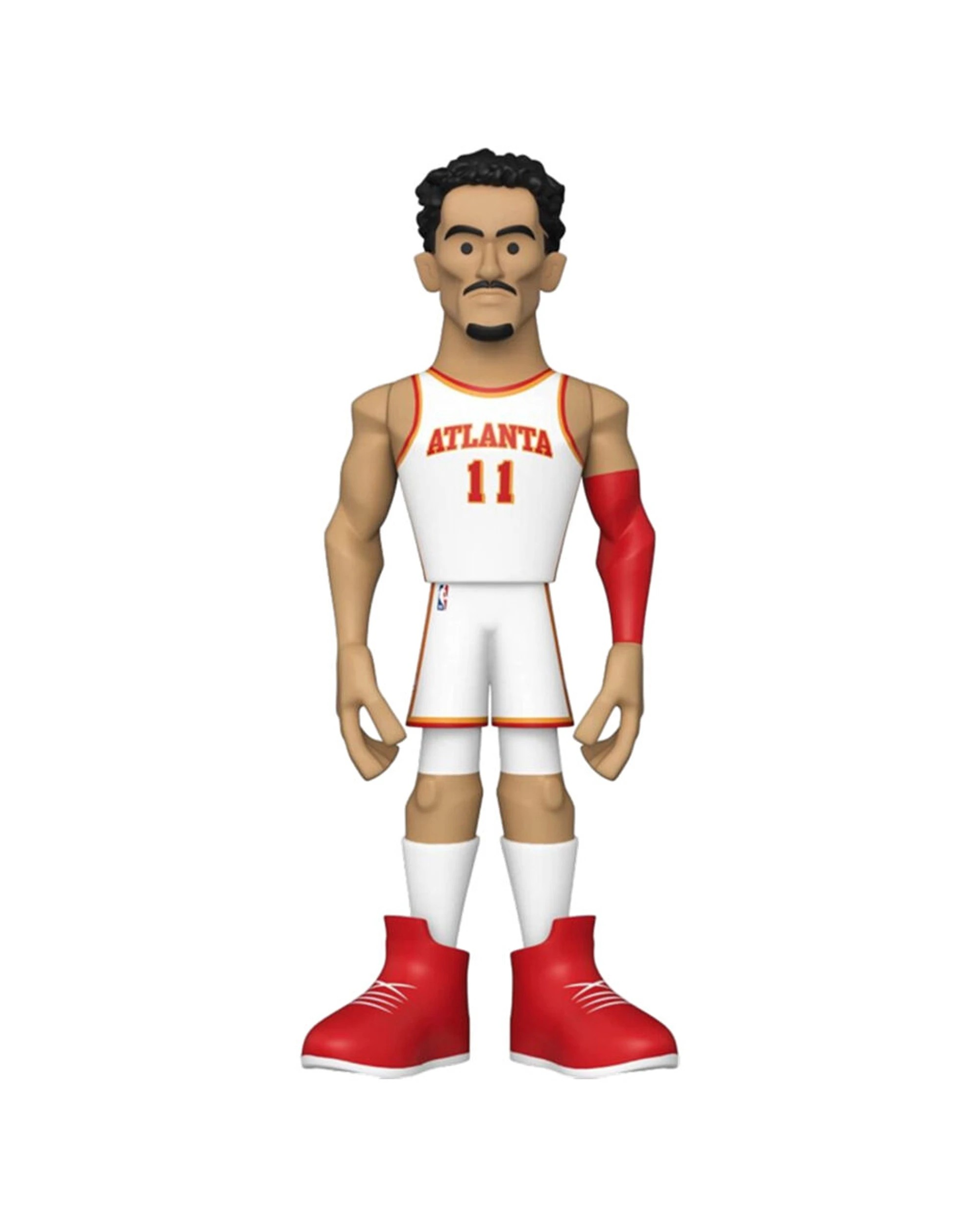 1 NBA Basketball Trae Young Action Figure 12in Vinyl Display Ready Toy Premium - White, 1 of 3