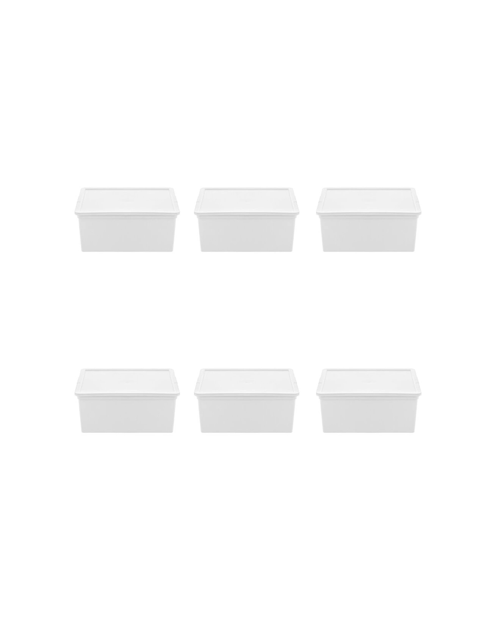 1 Boxsweden Essentials Stackable Organiser Tub 6PK 20L 39.5x34x16.5cm - Assorted, 1 of 7
