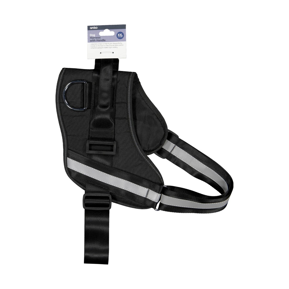 10 Dog Harness with Handle - Extra Extra Large, 10 of 10