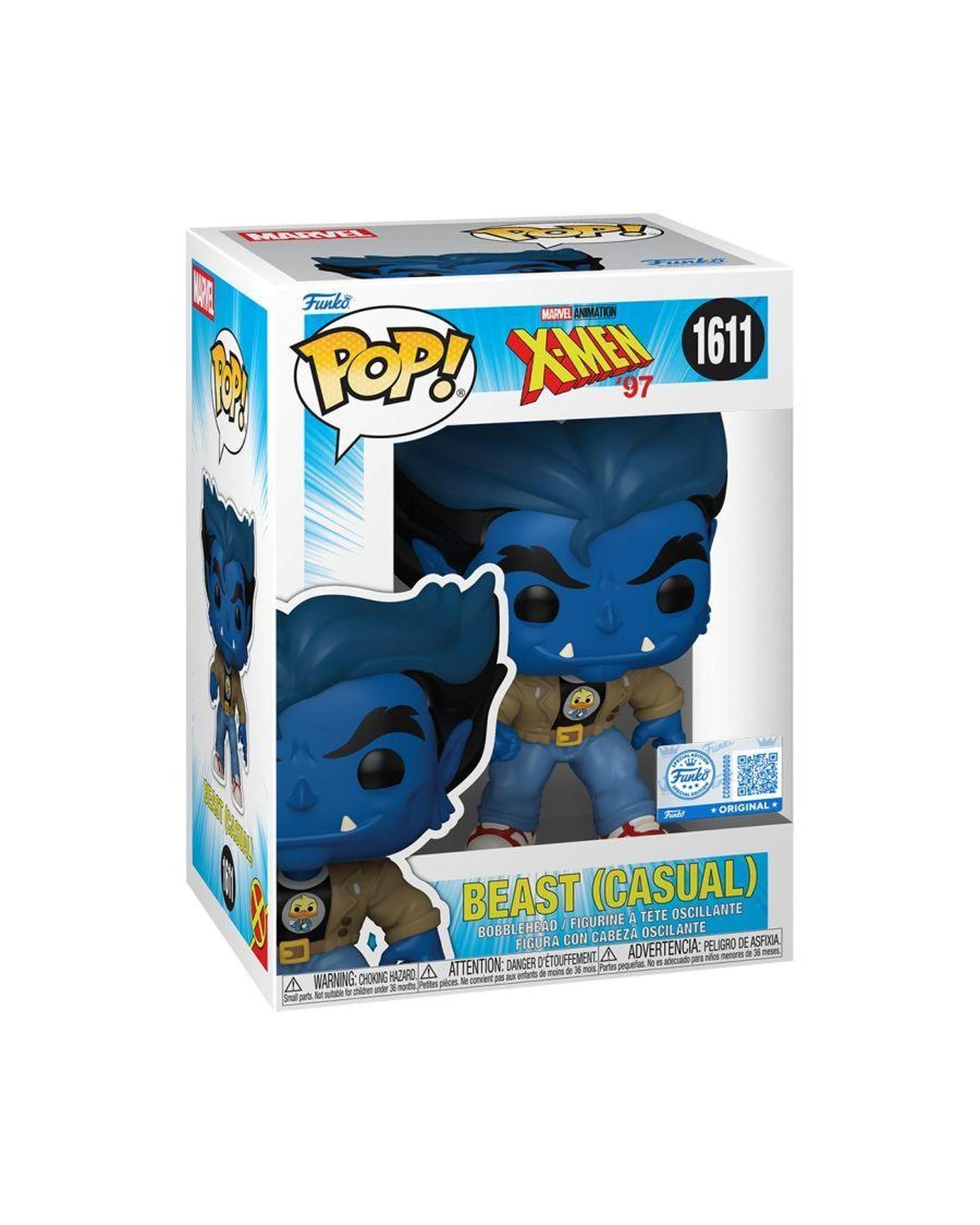 3 Marvel X-Men 97 Beast - Casual -  Funko POP! Vinyl, 3 of 3