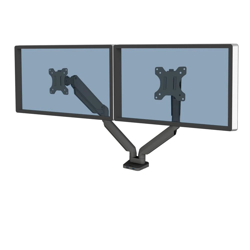 2 Fellowes Platinum Series Dual Monitor Arm 17"-40", 2 of 10