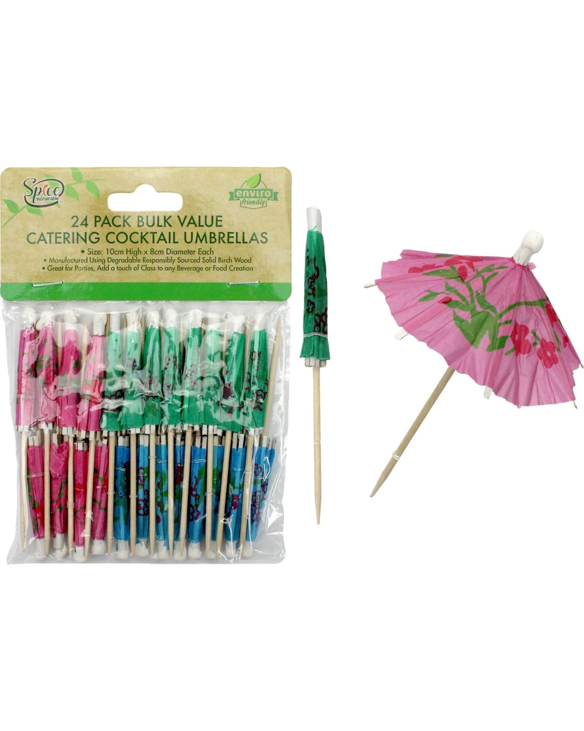 1 Spice Kitchen Cocktail Umbrella Picks Pack of 24, 1 of 1