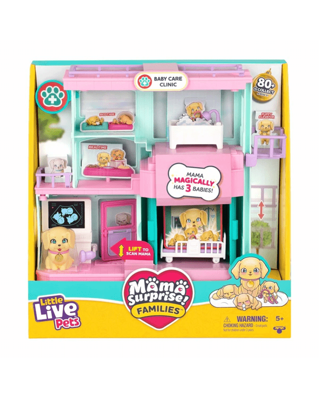Little Live Pets Mama Surprise Families Baby Care Clinic Pla
