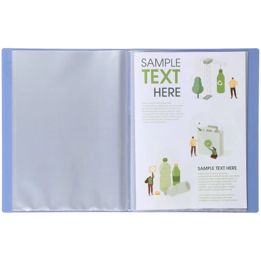 4 J.Burrows Ice Display Book 20 Pocket Blue, 4 of 4