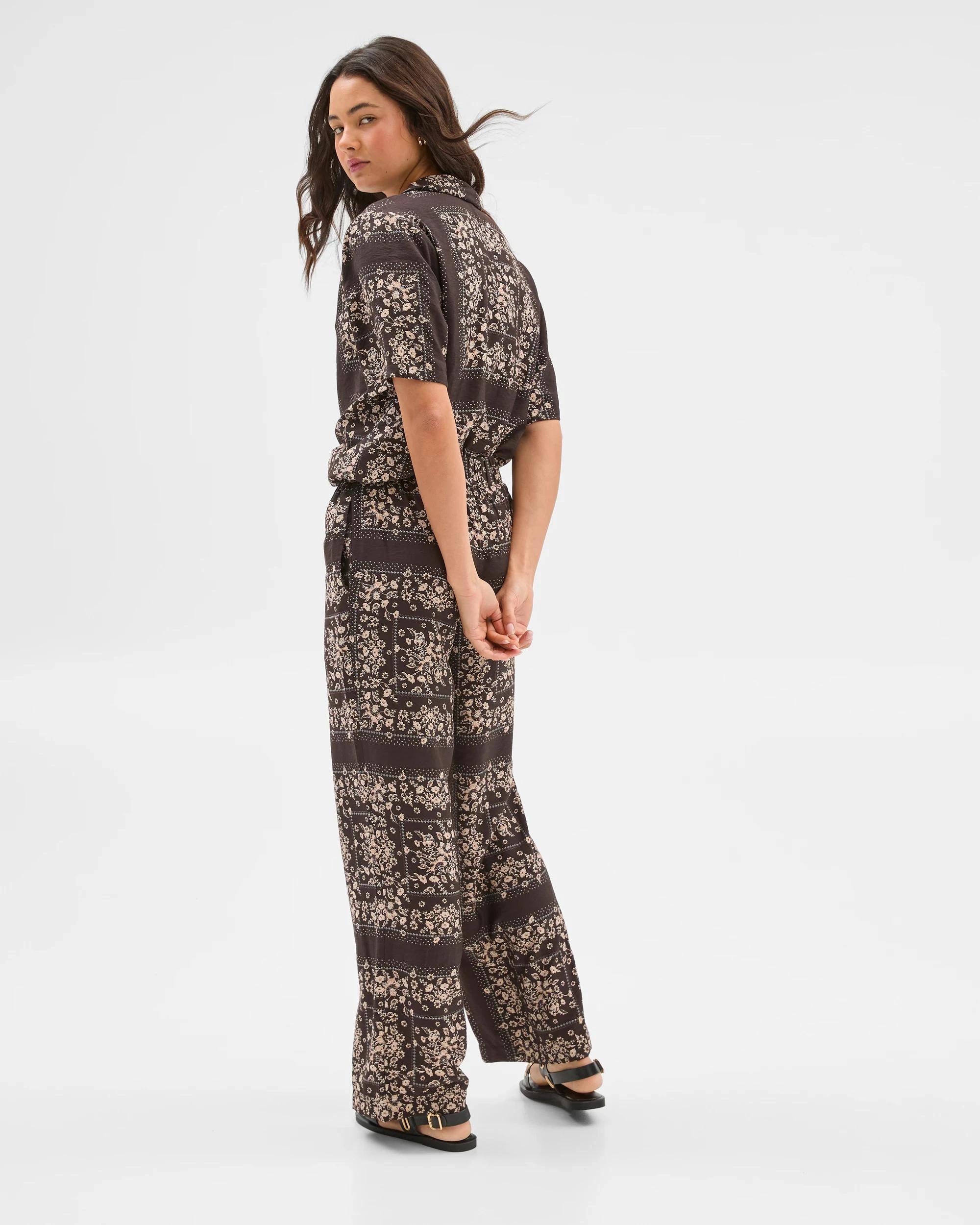 4 Printed Elasticated Pants - Lily Loves SCARF PRINT, 4 of 7