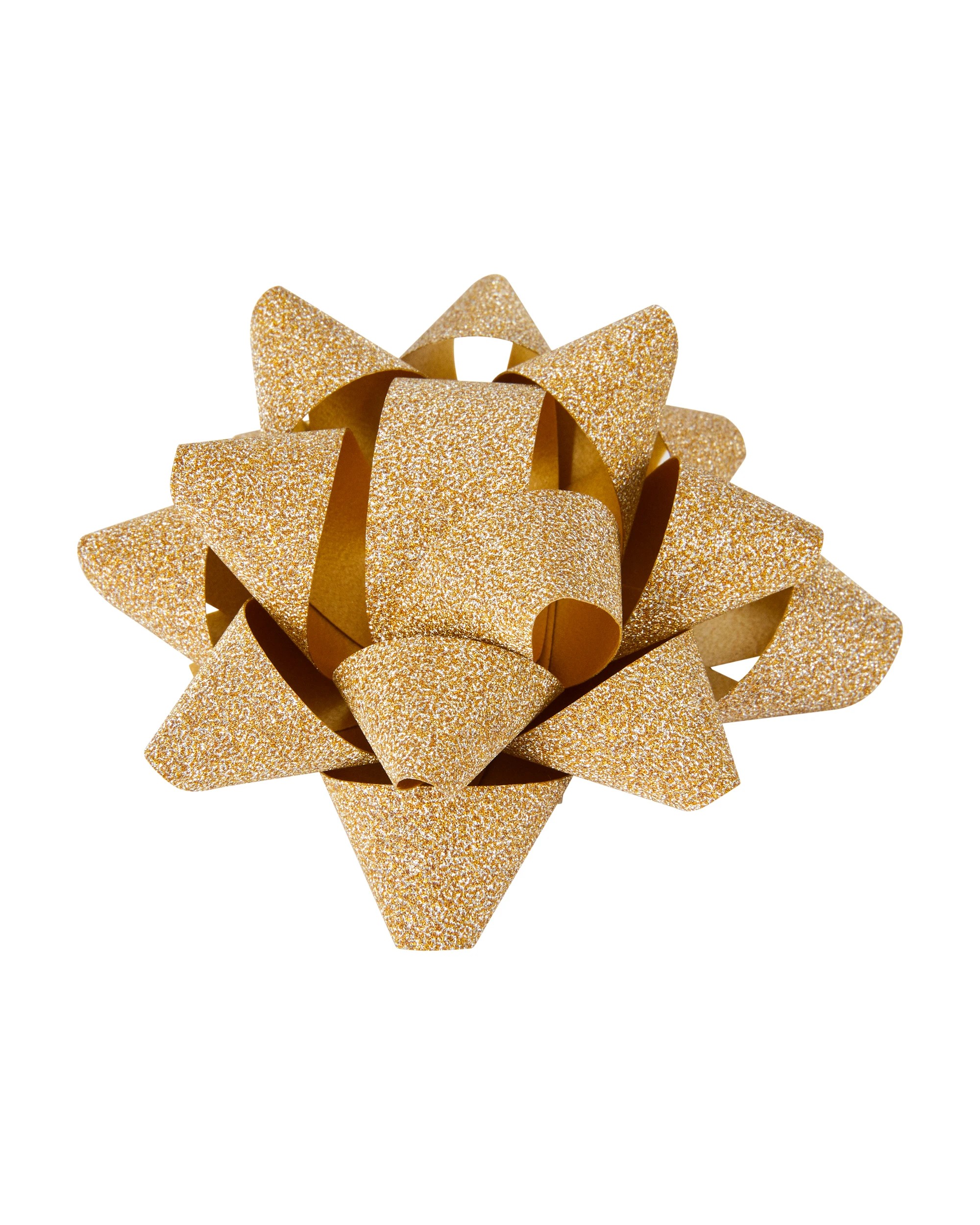 4 2 Piece Gift Bows - Gold Look, 4 of 4