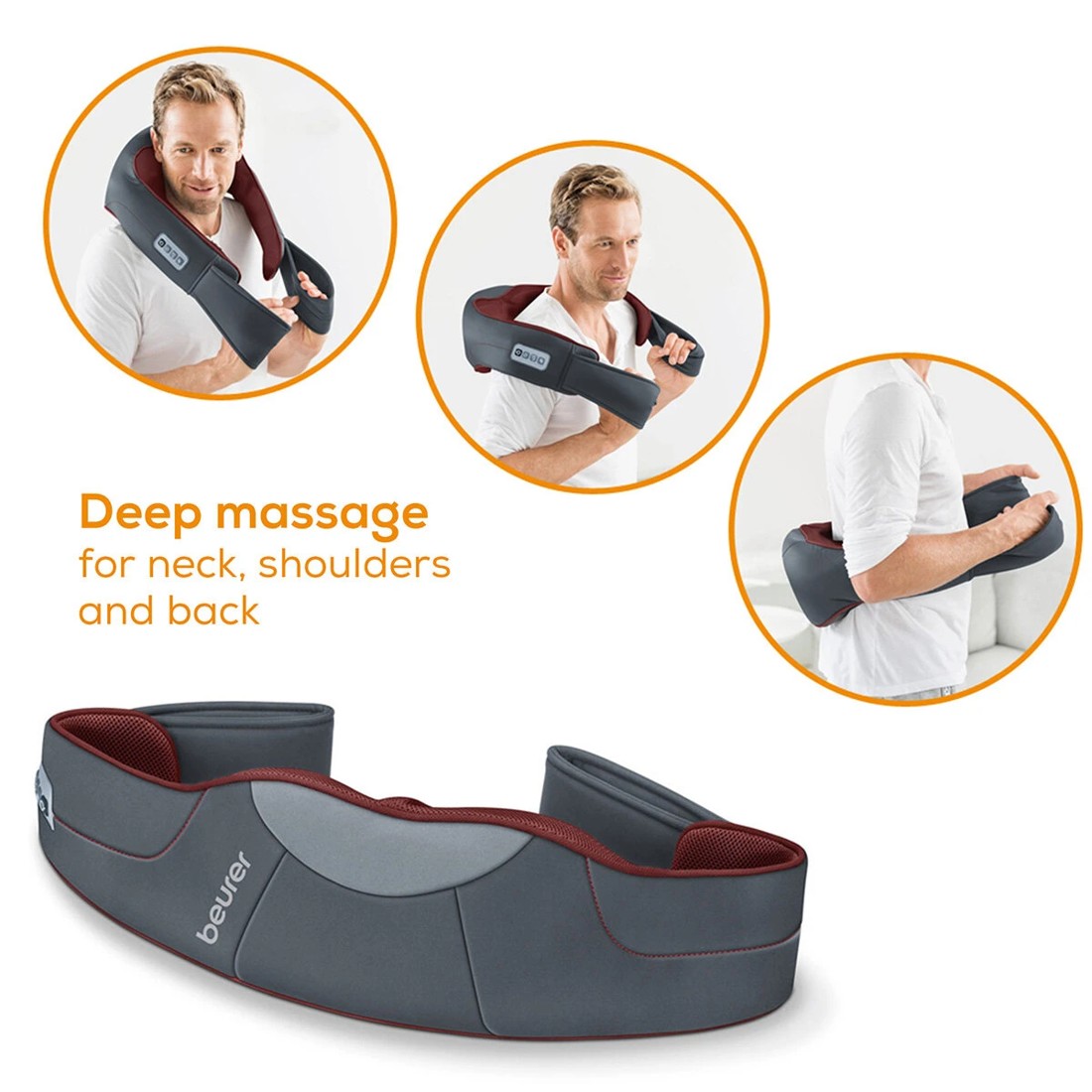 3 Beurer Deluxe 3D Shiatsu Back and Neck Massager, 3 of 5