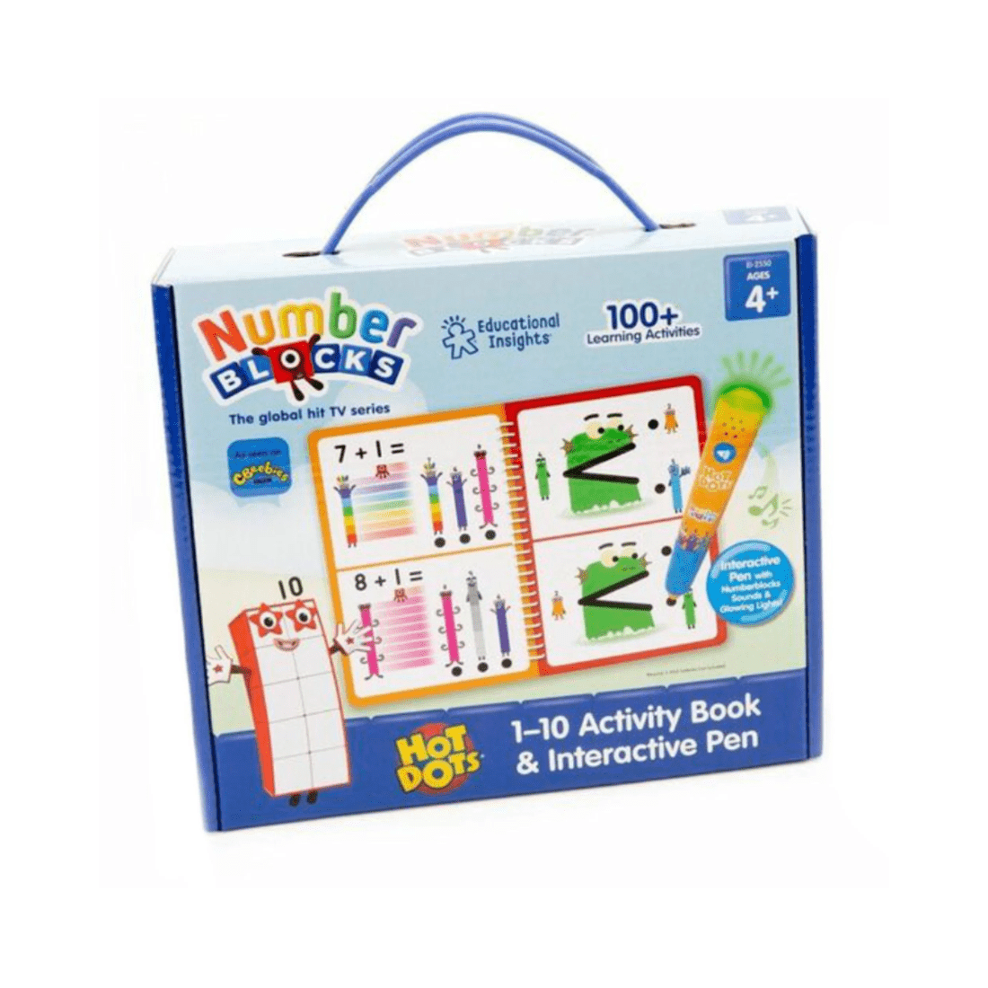 1 Hand2Mind Hot Dots Numberblocks 1-10 Activity Book and Interactive Pen, 1 of 5