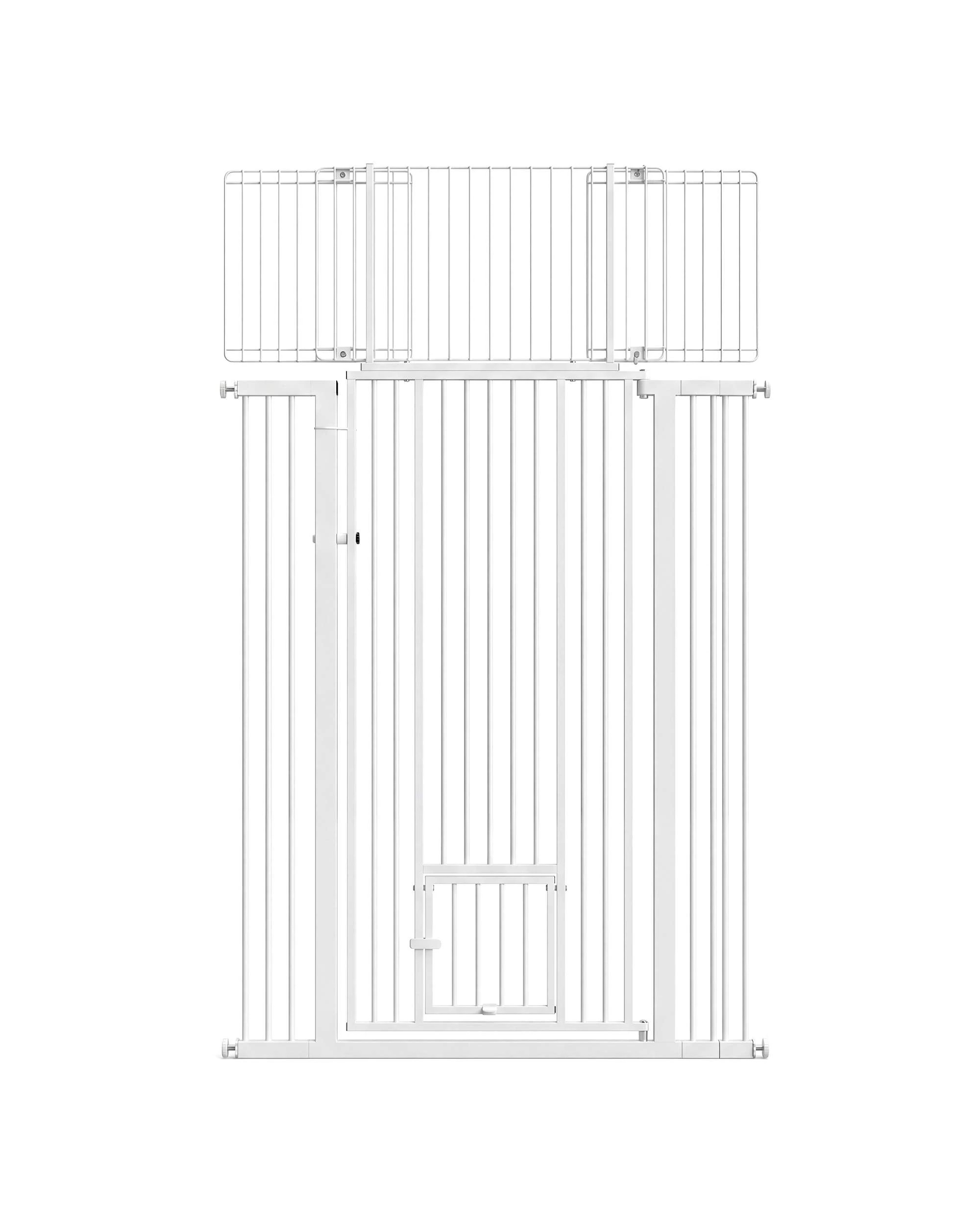 1 Advwin 1.8M Extra Tall Pet Safety Gate Security Doors Dog Fence, 1 of 5