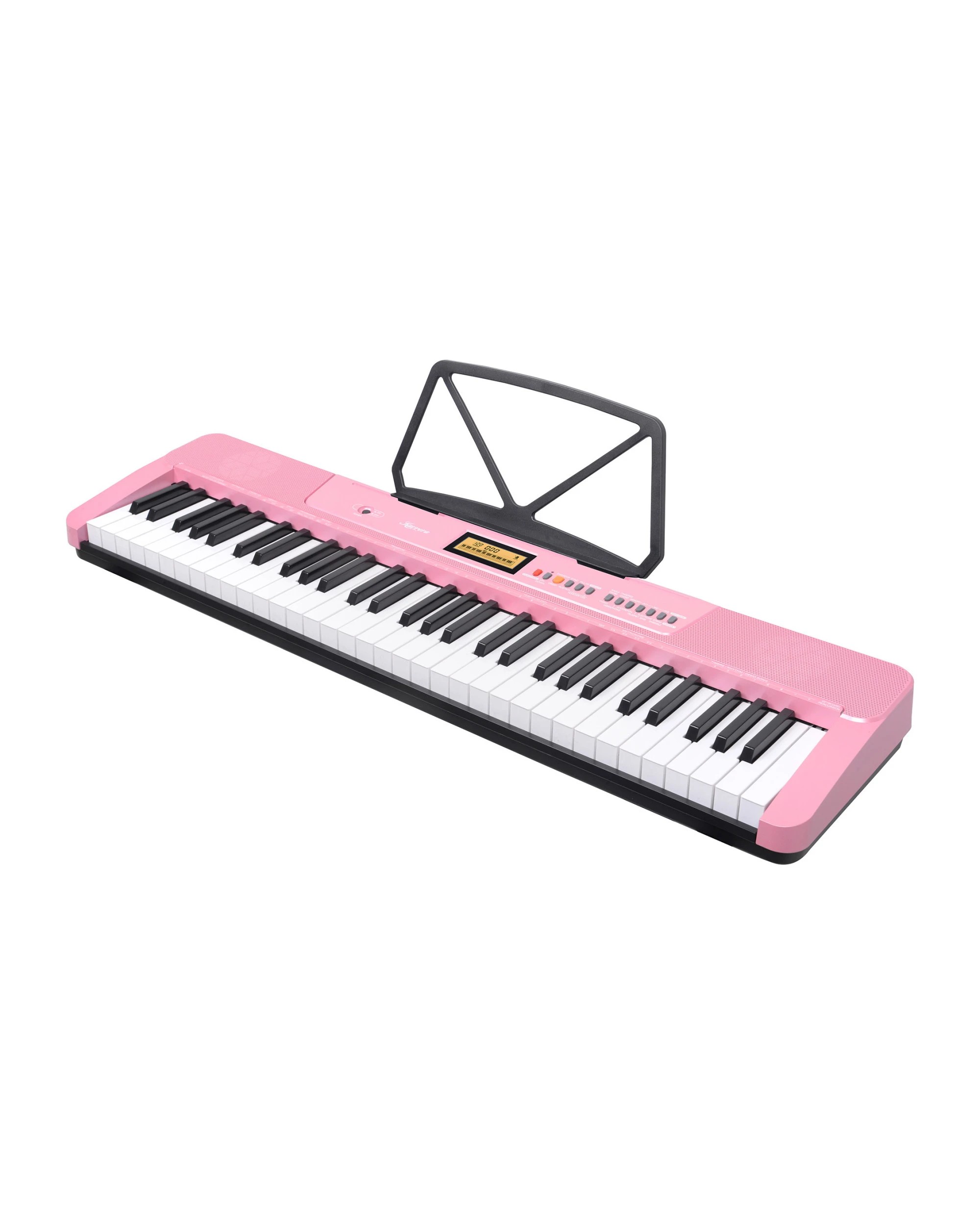 5 Karrera 61-Key Electronic Piano Keyboard with LCD and Touch Response in Pink CHJ-291 - Pink, 5 of 7