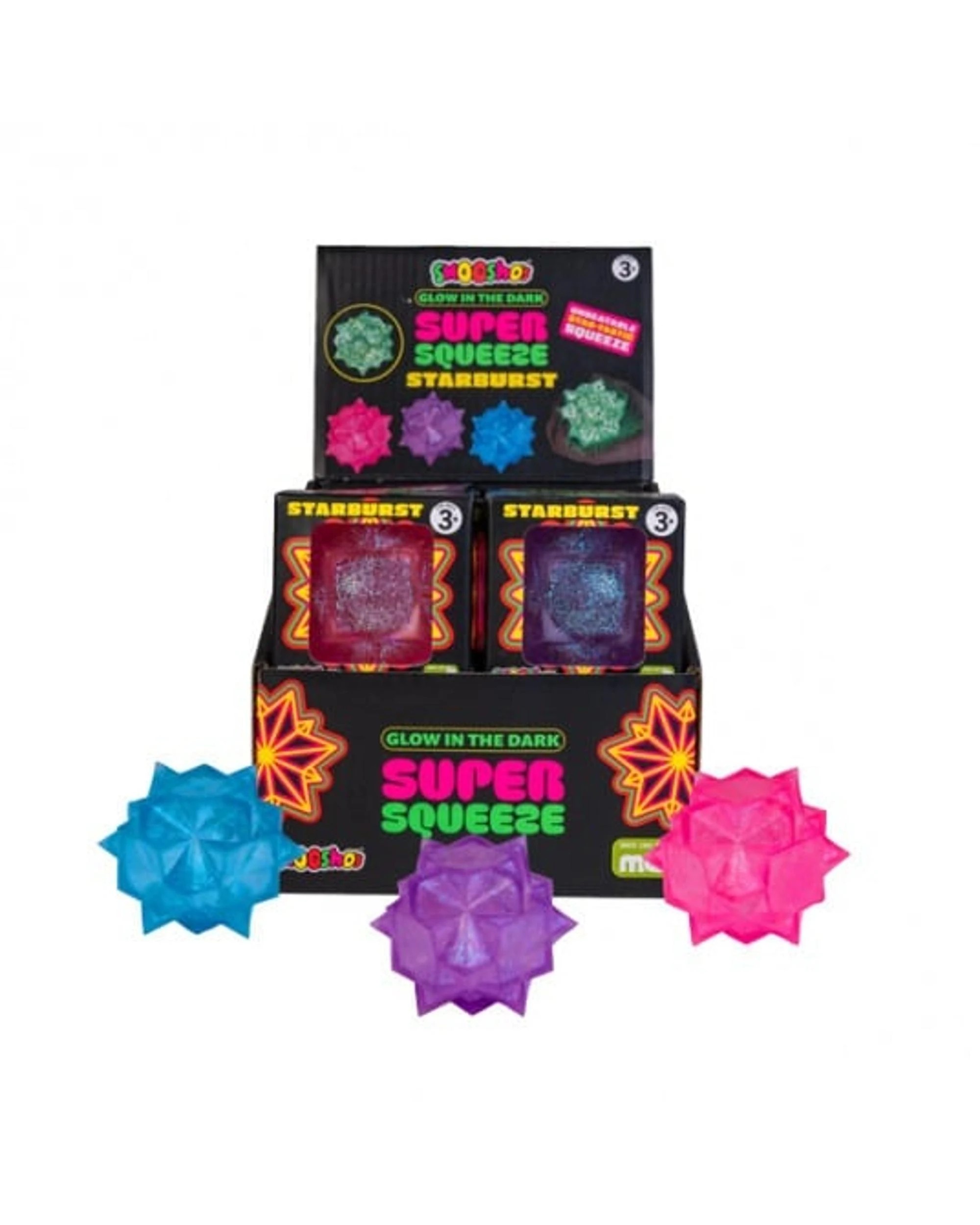 2 Smooshos Super Squeeze Glow in the Dark Starburst, 2 of 2
