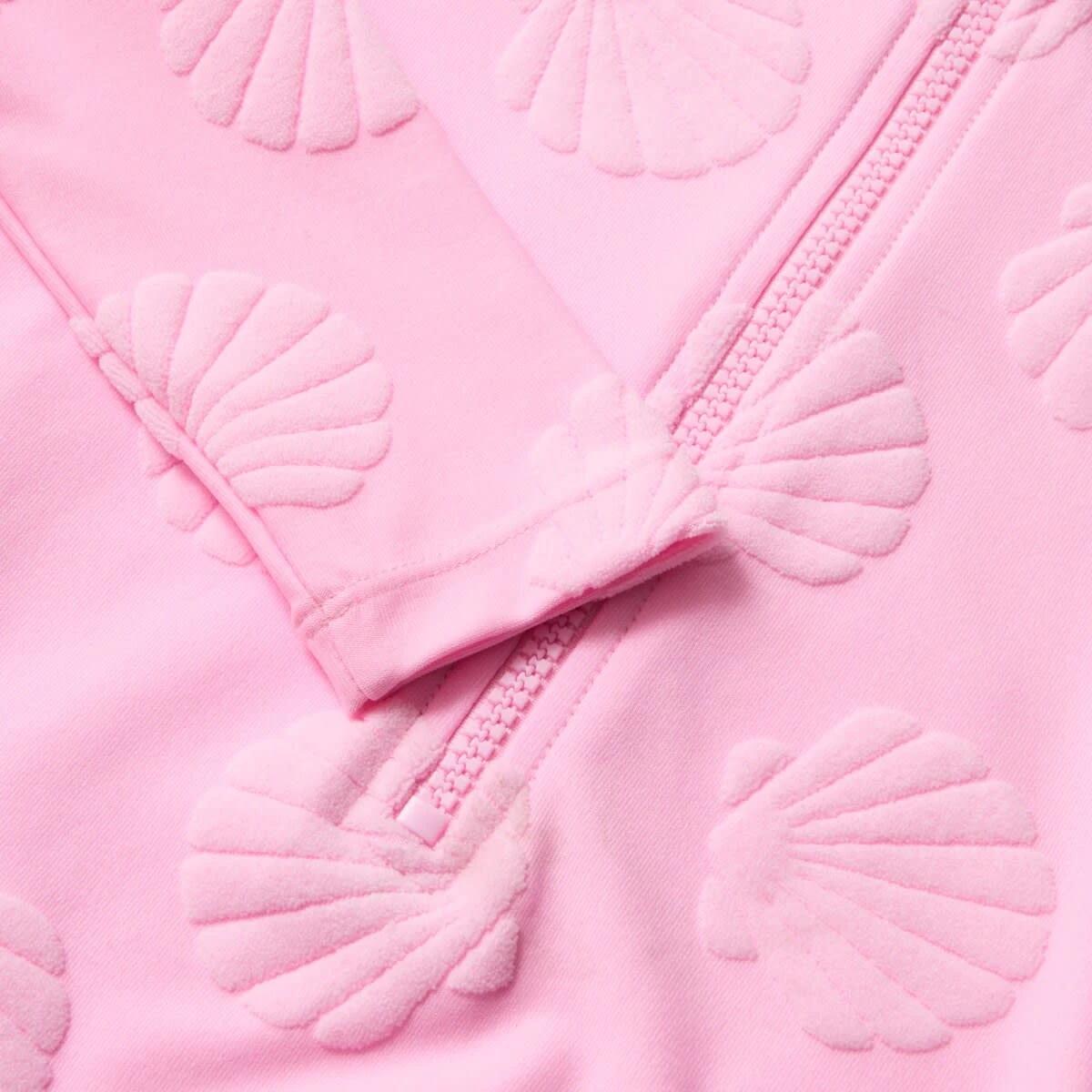 8 Long Sleeve One Piece Swimsuit Pnk Shell, 8 of 8