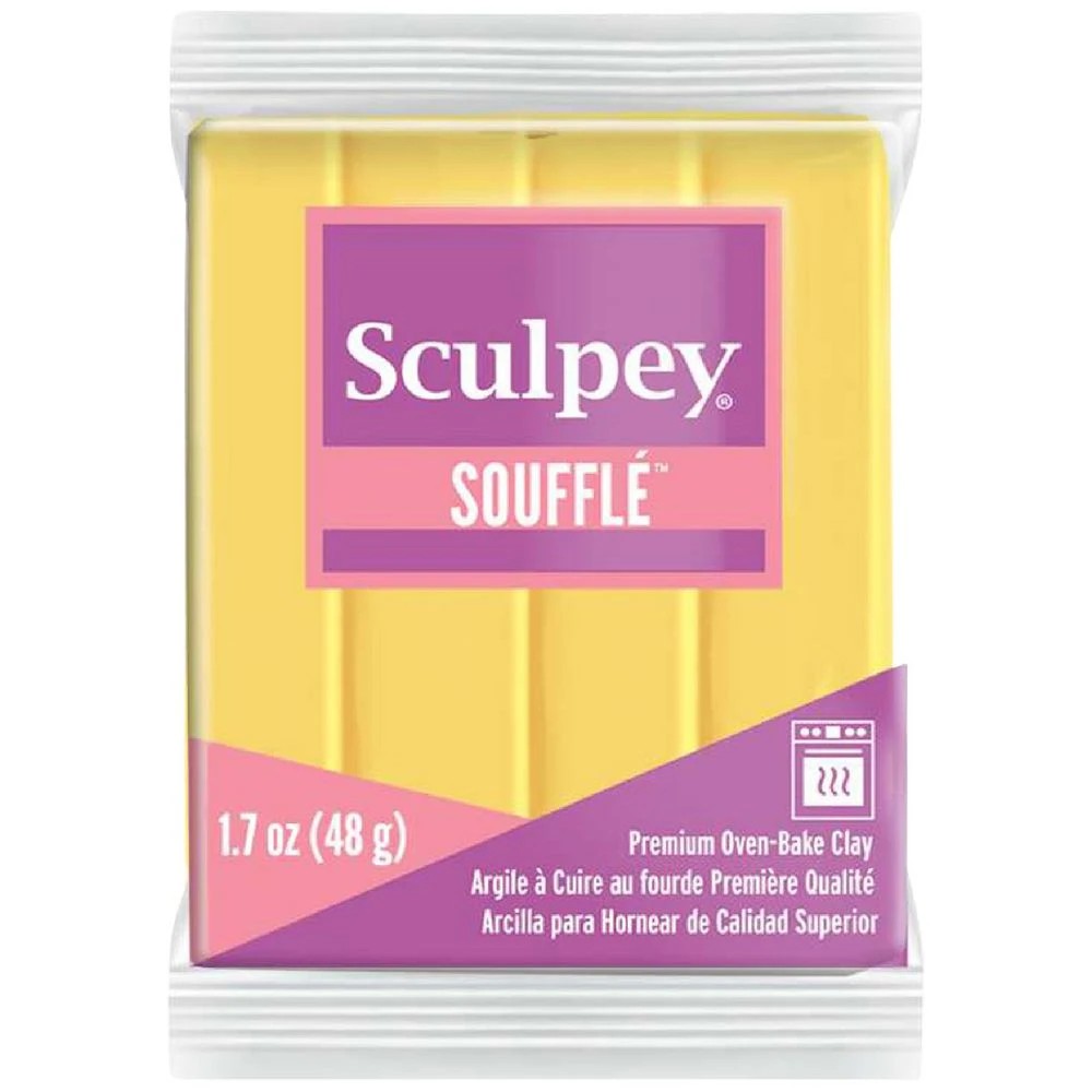 1 Sculpey Souffle Modelling Clay Canary 48g, 1 of 3
