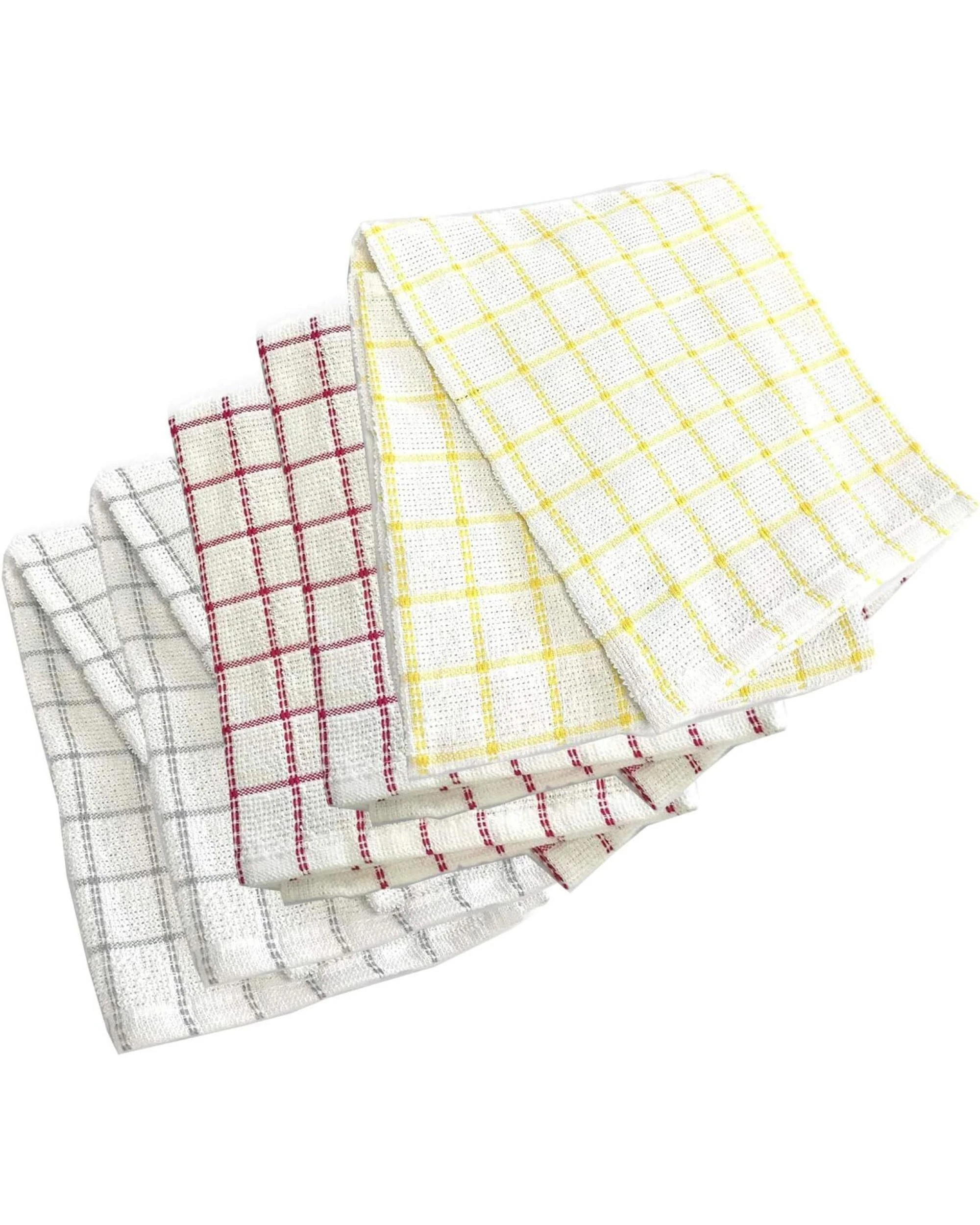 1 BR Home Cotton Tea Towels, 12-Pack, Commercial Grade, 1 of 7