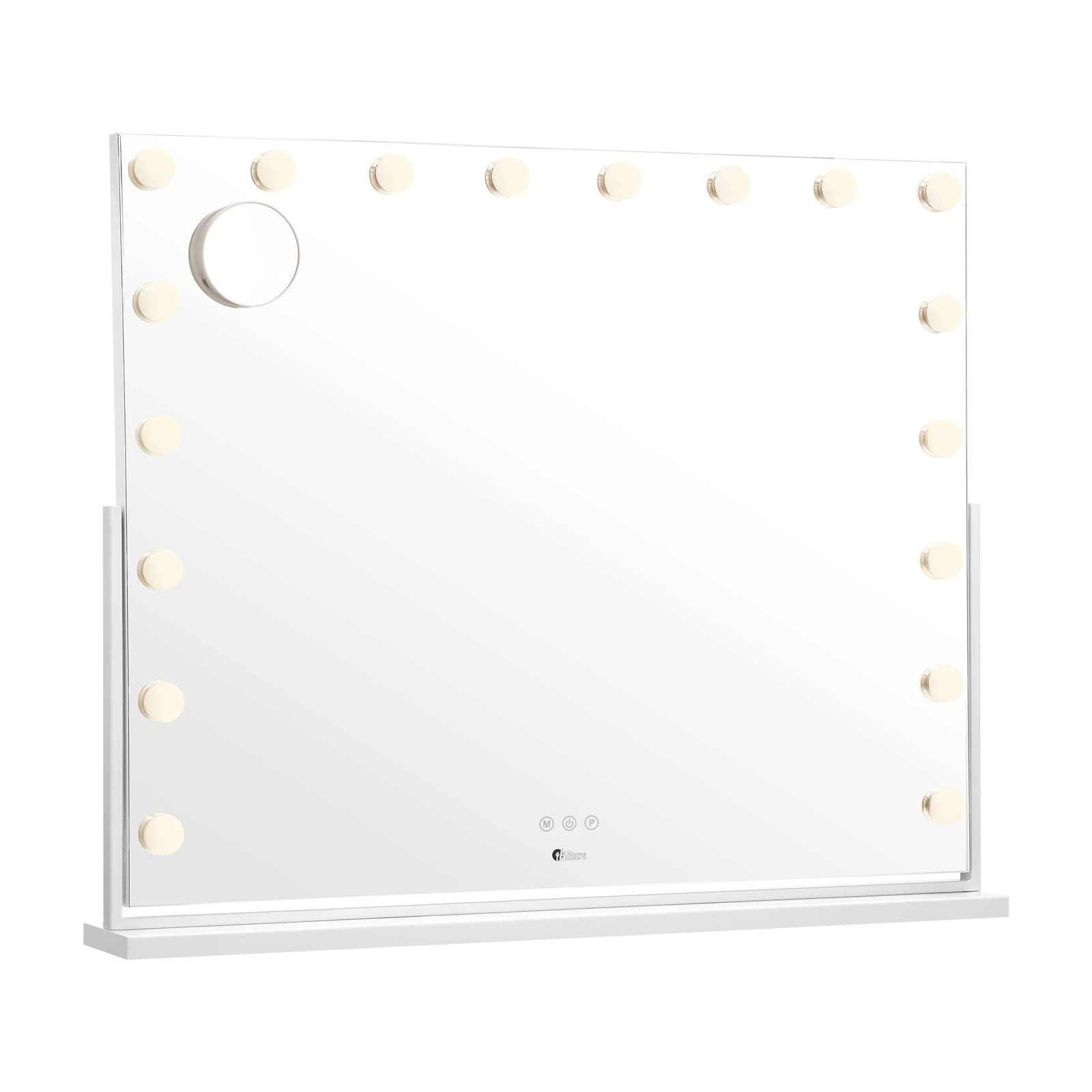 6 Oikiture Led Hollywood Makeup Mirror Rotatable Mirrors 83x69cm Bluetooth
 - White, 6 of 9